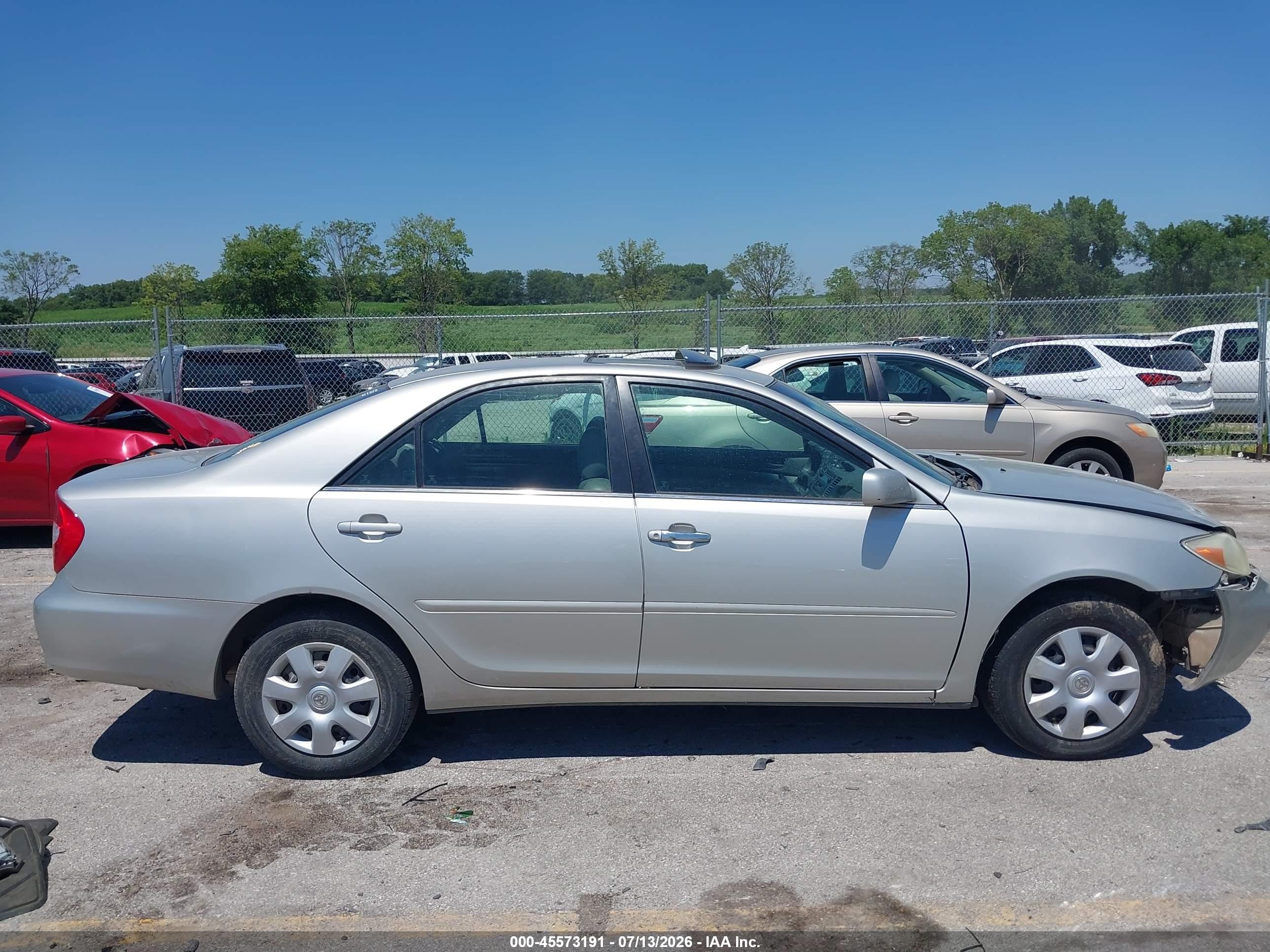 2003 Toyota Camry Le Silver vin: 4T1BE32K43U206098