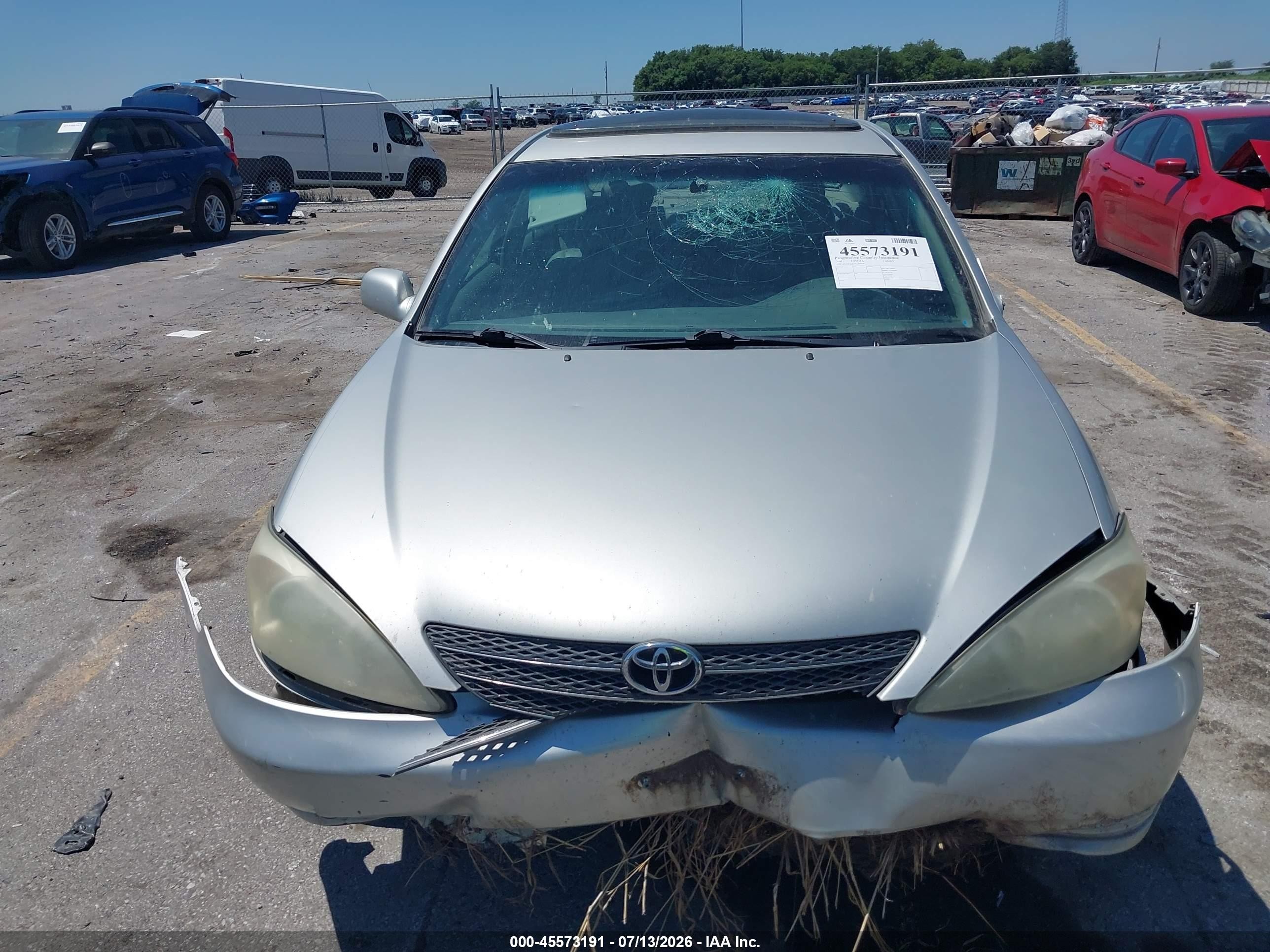 2003 Toyota Camry Le Silver vin: 4T1BE32K43U206098