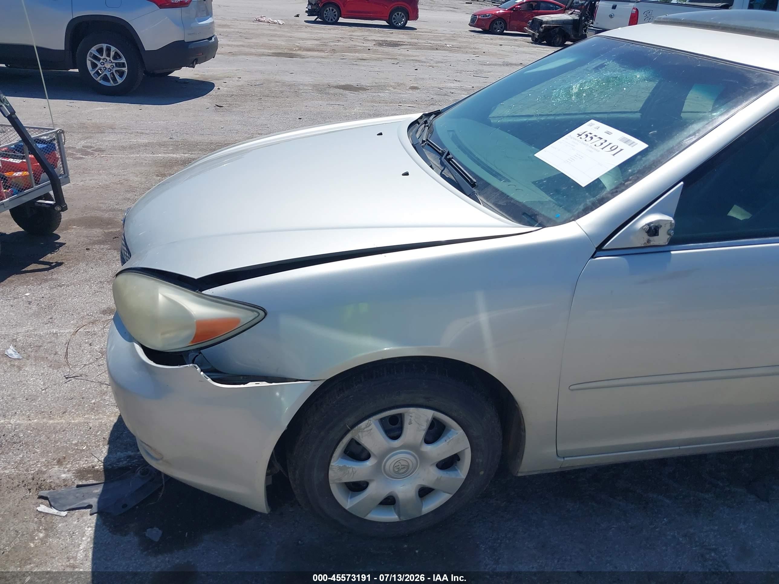 2003 Toyota Camry Le Silver vin: 4T1BE32K43U206098