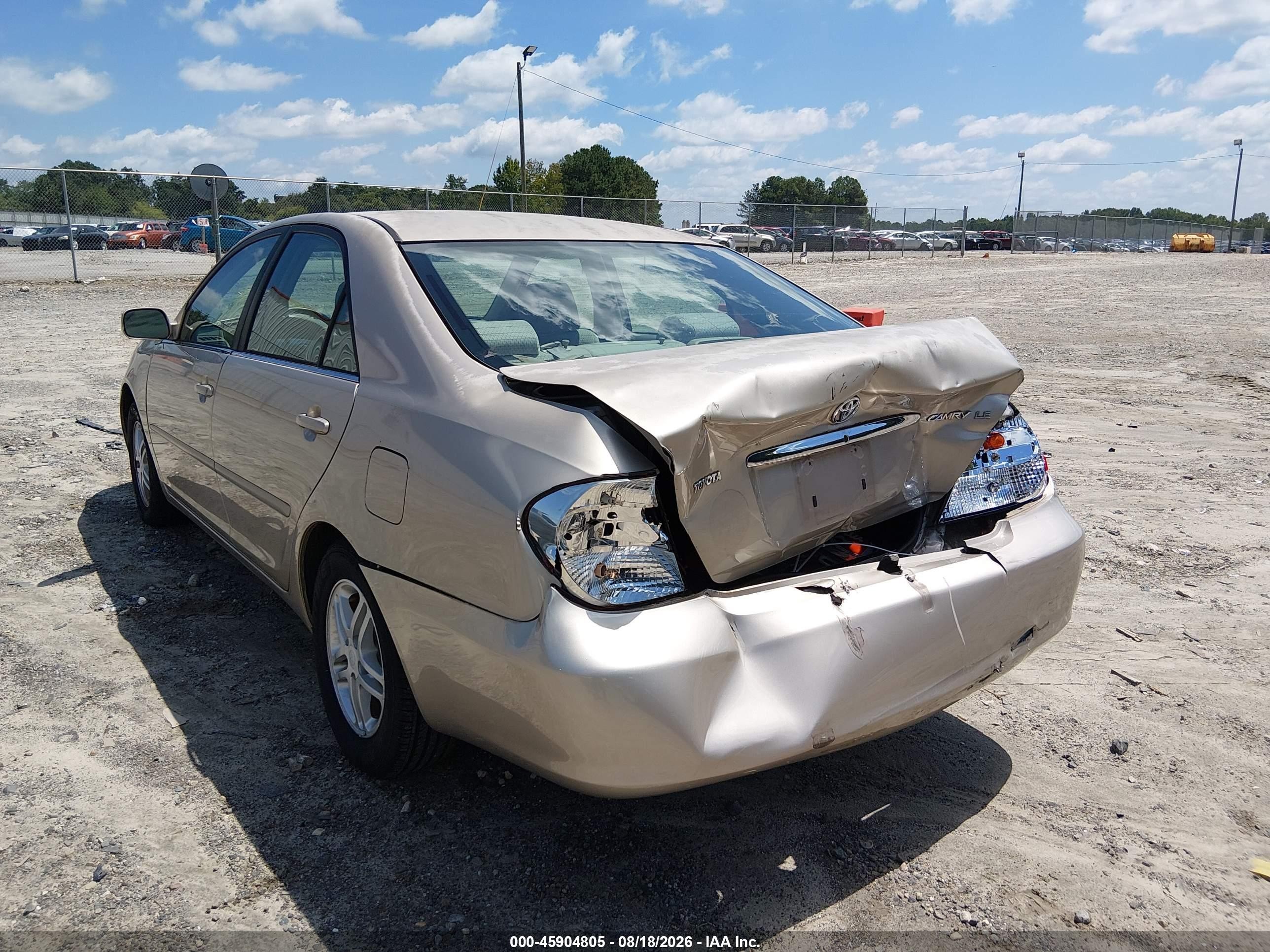 2003 Toyota Camry Le/xle/se Champagne vin: 4T1BE32K43U231860