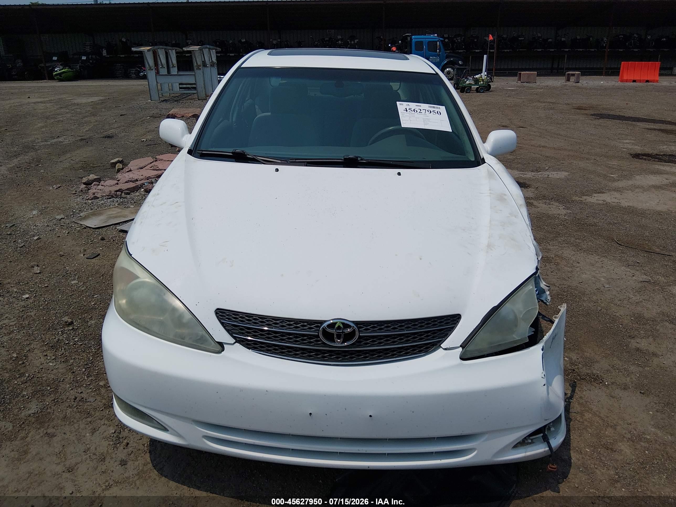 2003 Toyota Camry Xle White vin: 4T1BE32K43U260484
