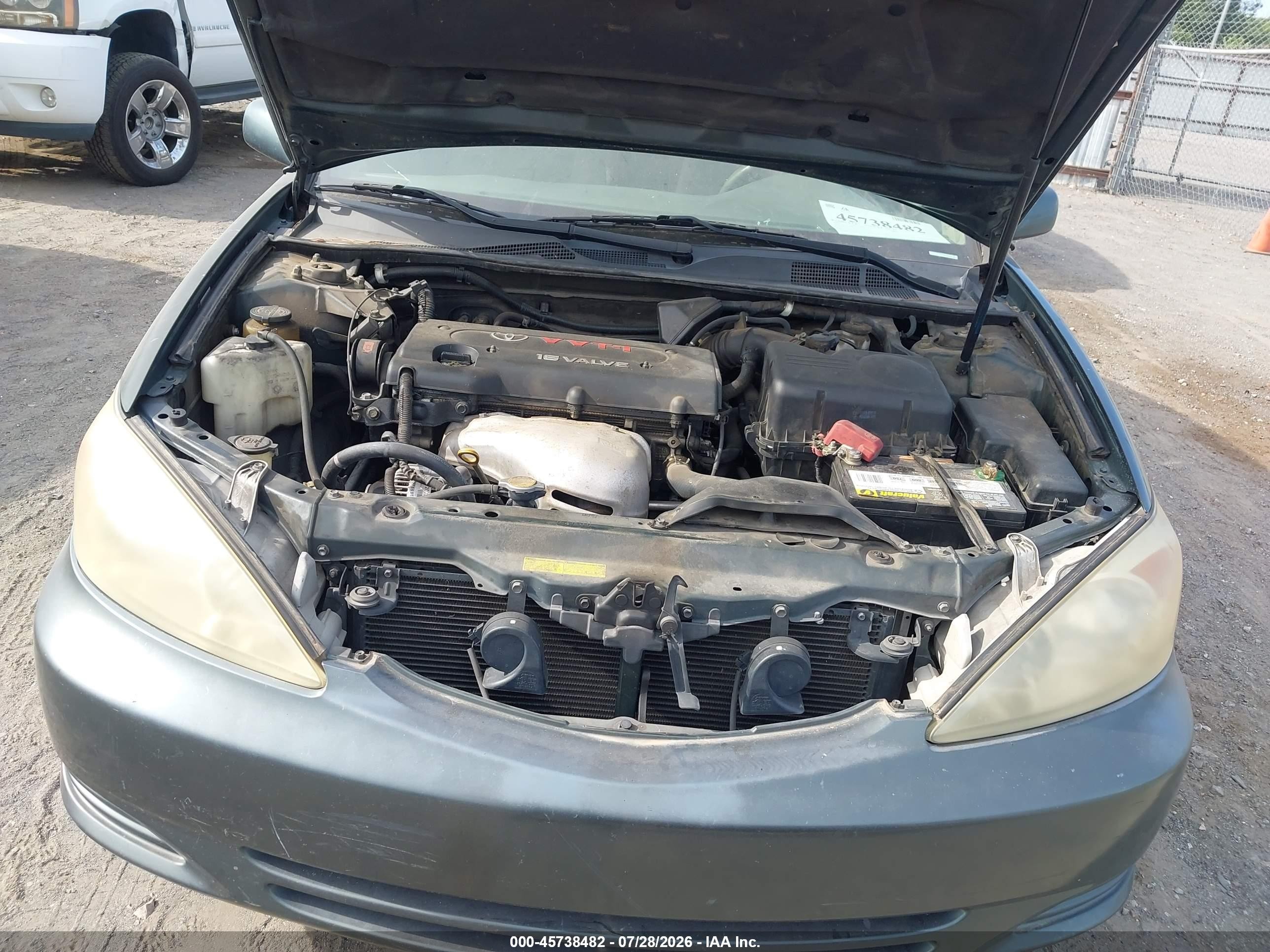 2003 Toyota Camry Le Green vin: 4T1BE32K43U696221