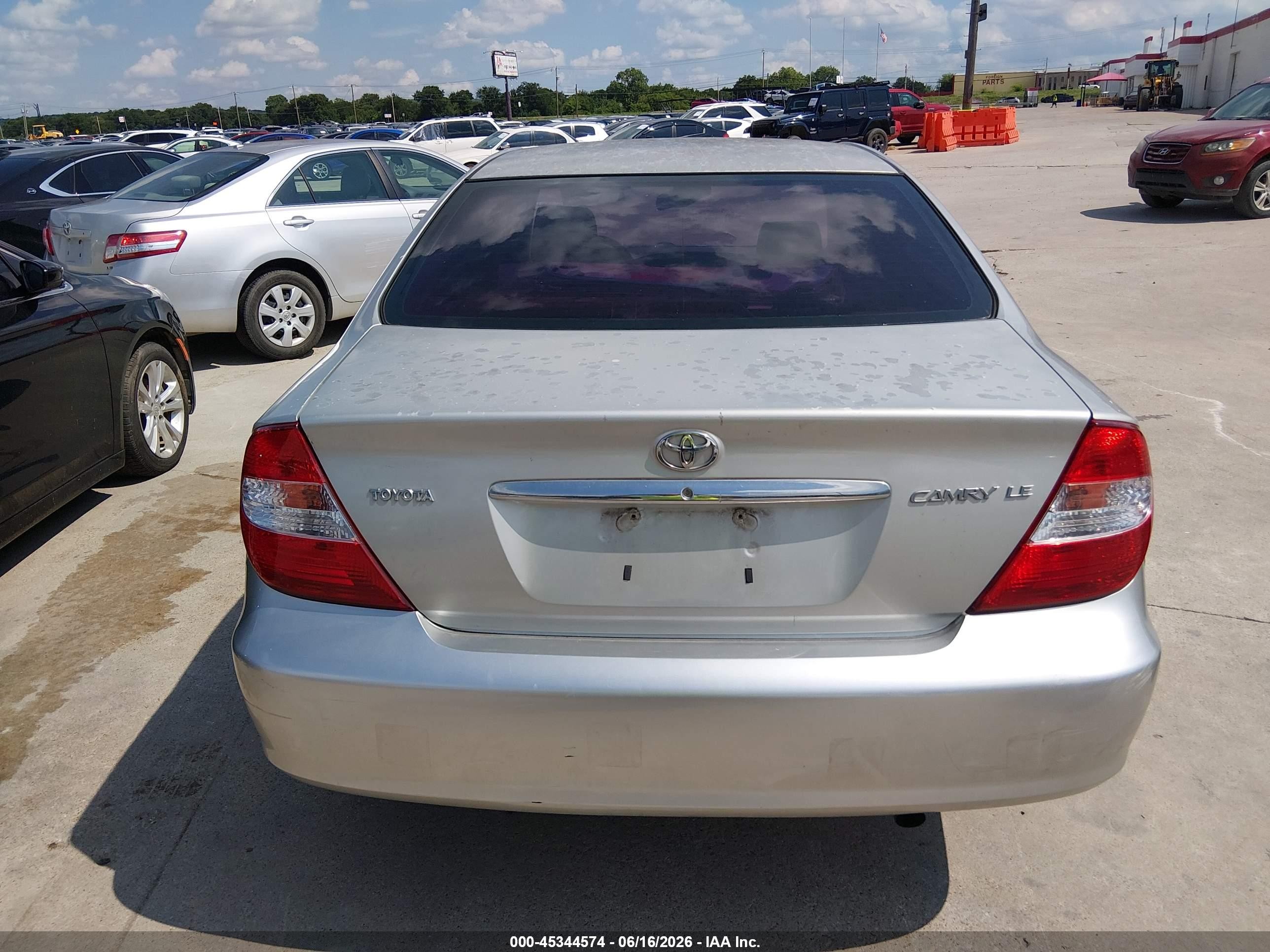 2003 Toyota Camry Le Gray vin: 4T1BE32K43U703023