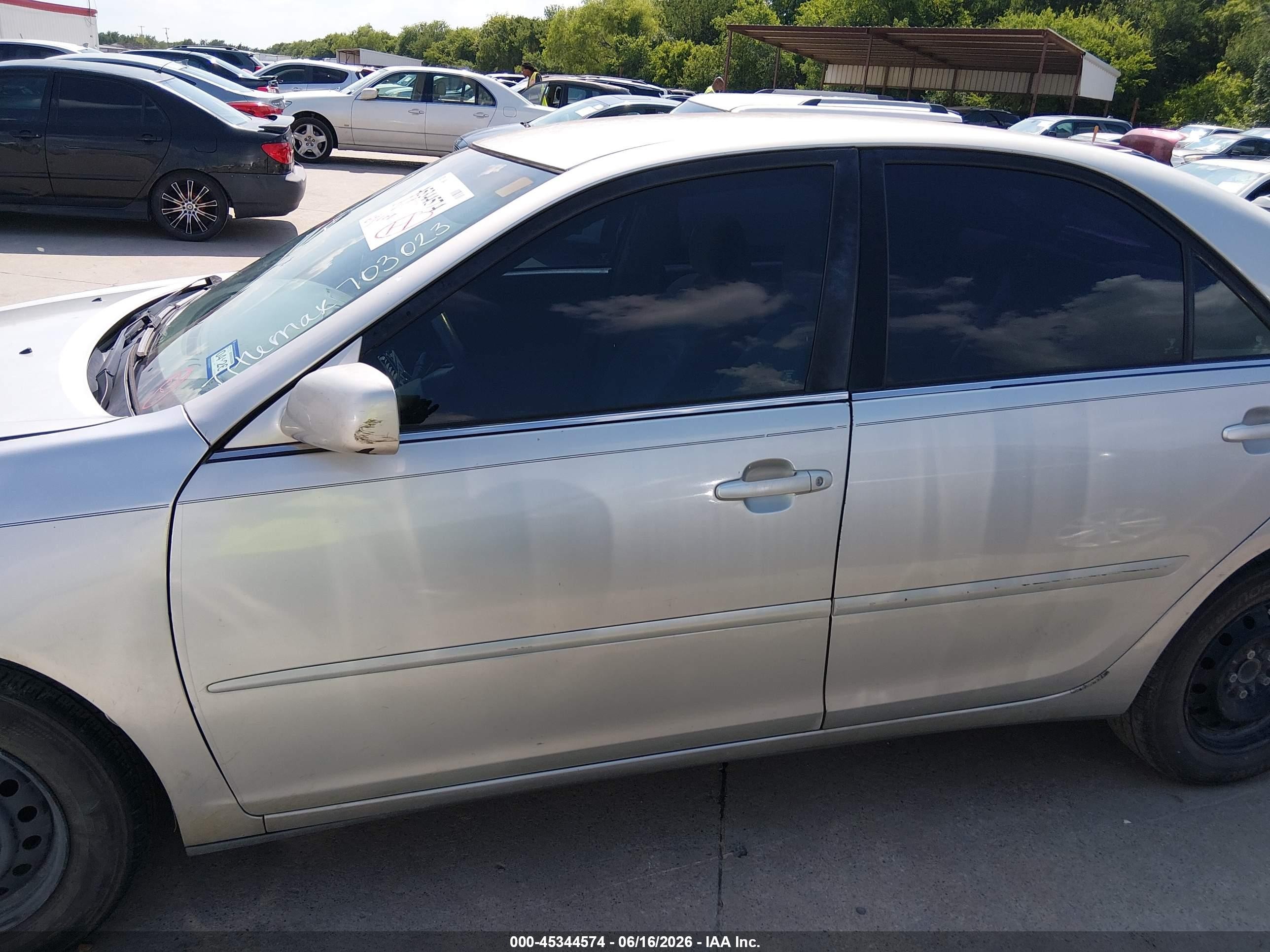 2003 Toyota Camry Le Gray vin: 4T1BE32K43U703023