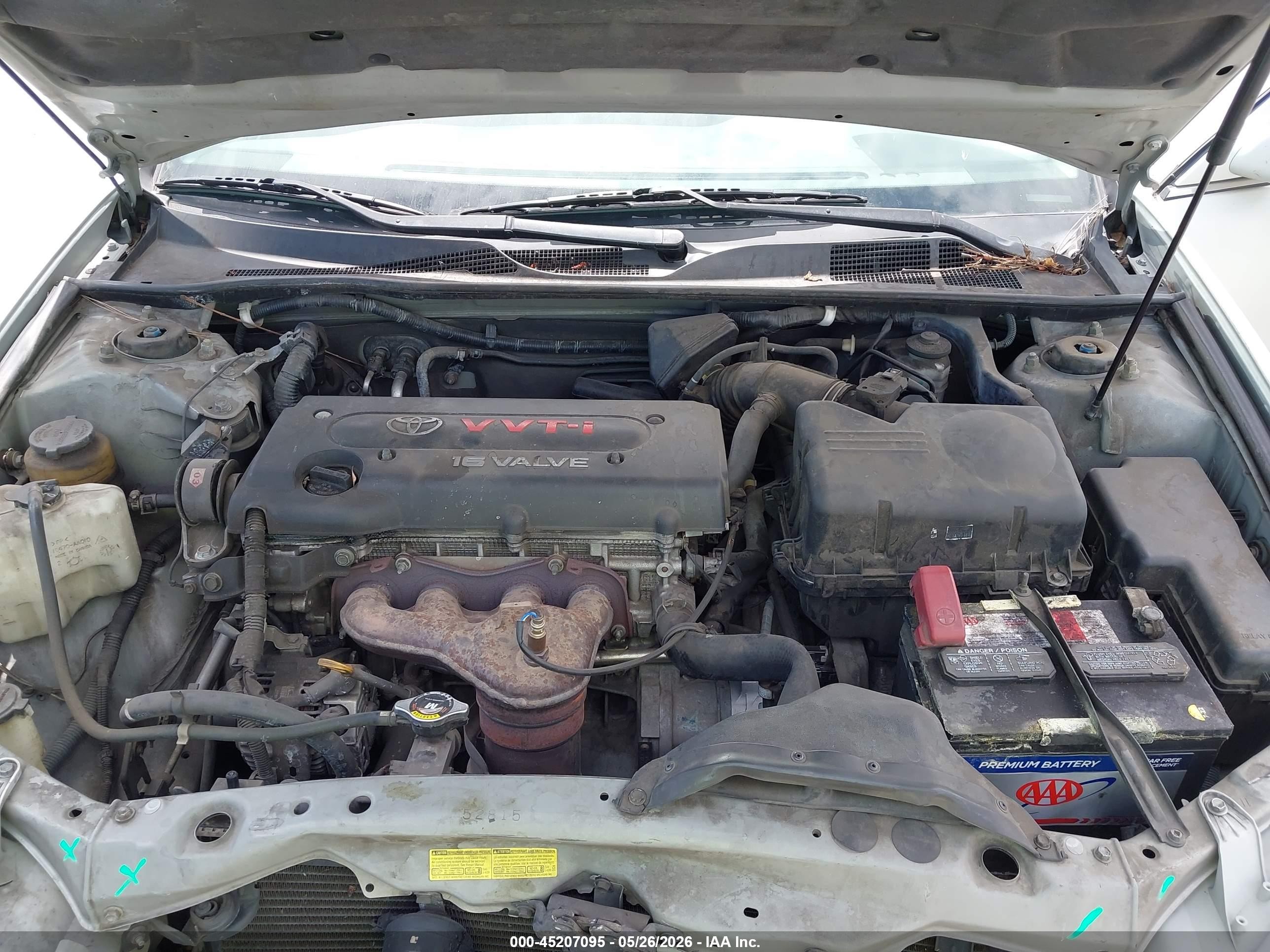 2003 Toyota Camry Le Серебряный vin: 4T1BE32K43U752254