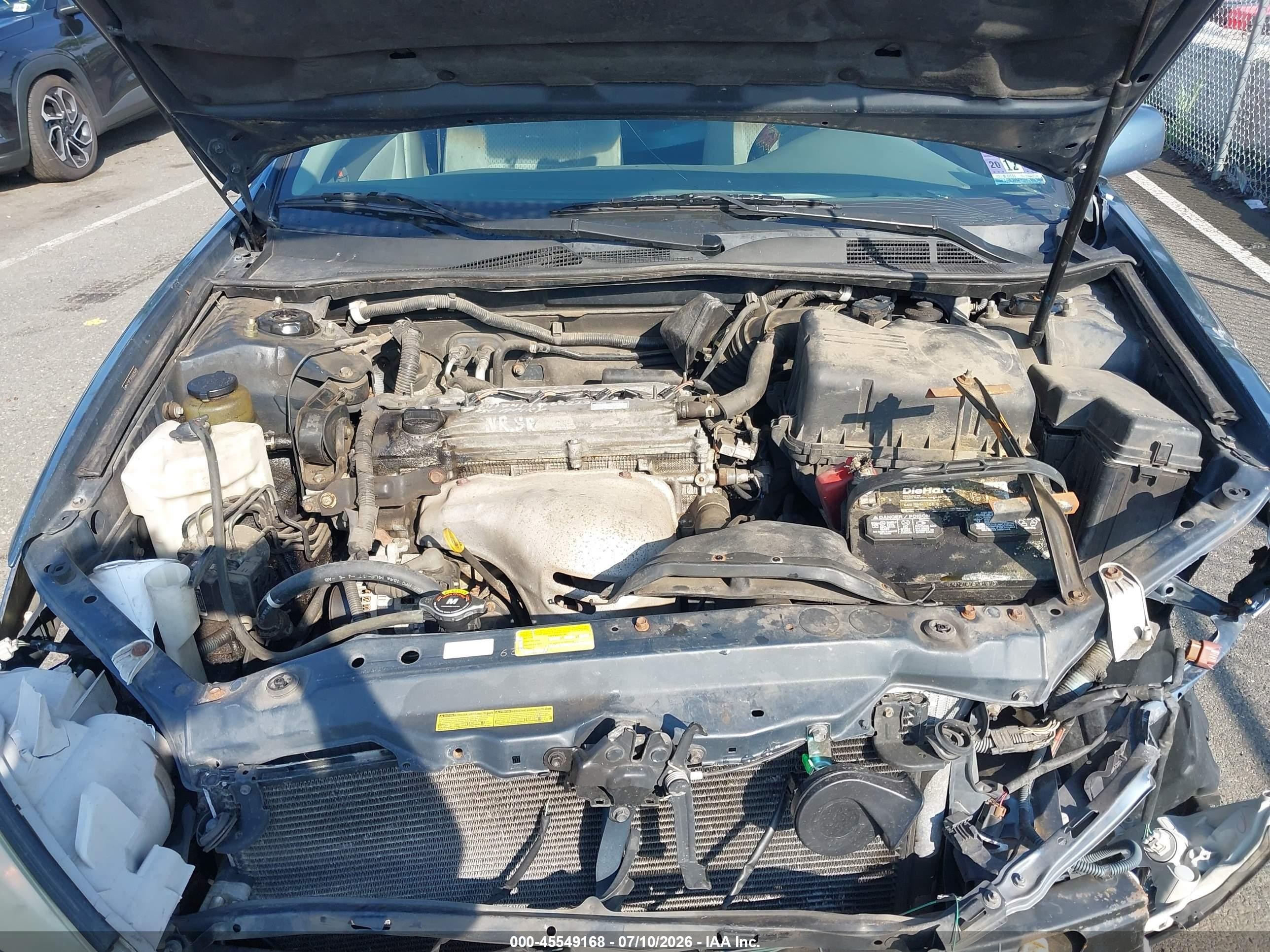 2004 Toyota Camry Le Blue vin: 4T1BE32K44U835409