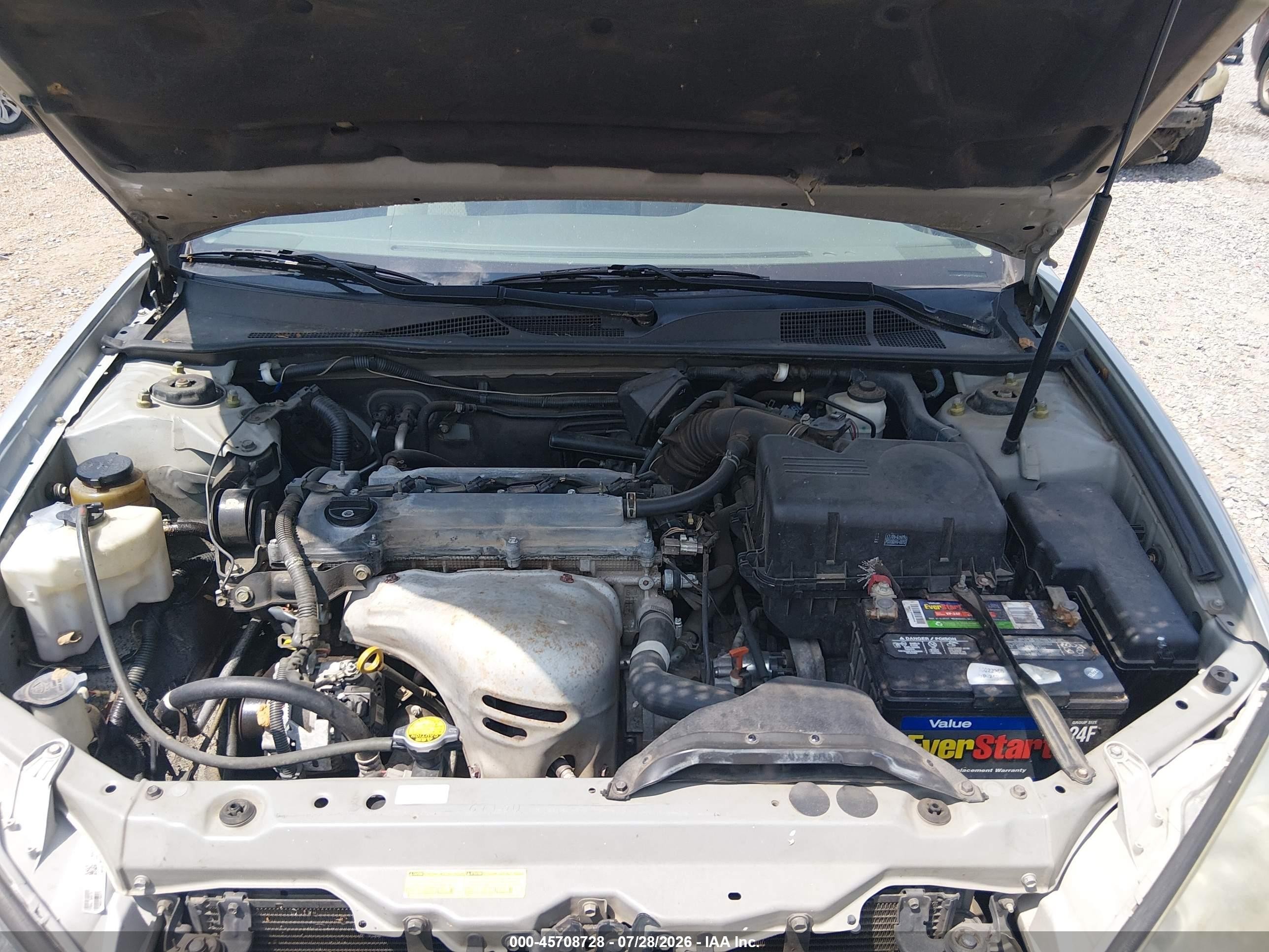2004 Toyota Camry Std Silver vin: 4T1BE32K44U913090