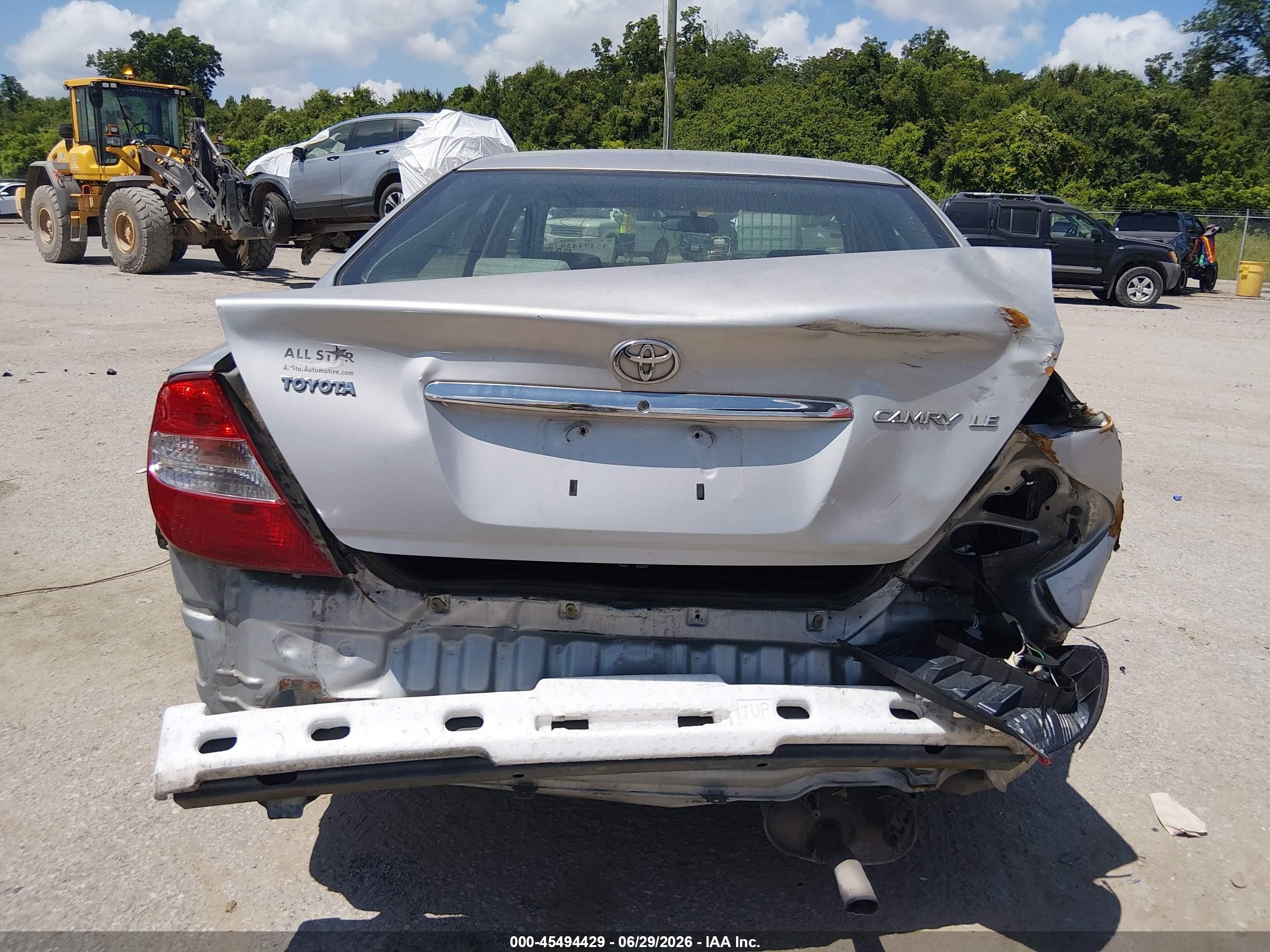 2004 Toyota Camry Std Silver vin: 4T1BE32K44U915020