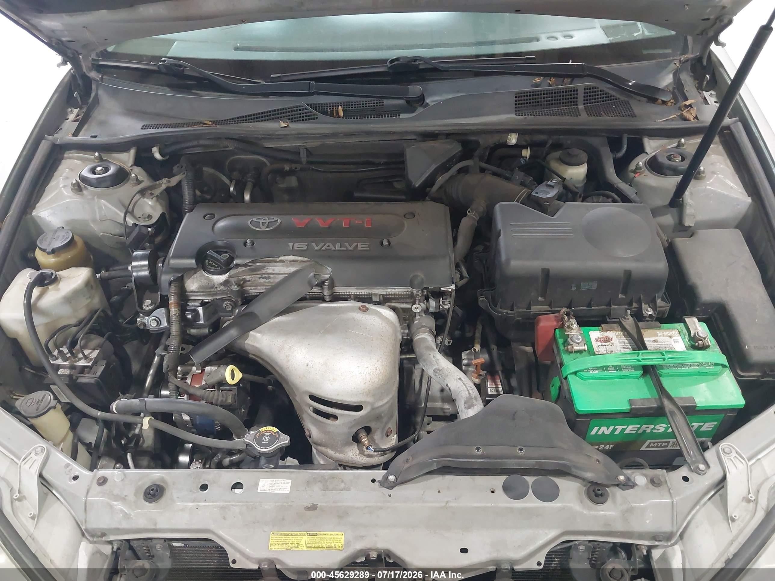 2004 Toyota Camry Le Gray vin: 4T1BE32K44U938104