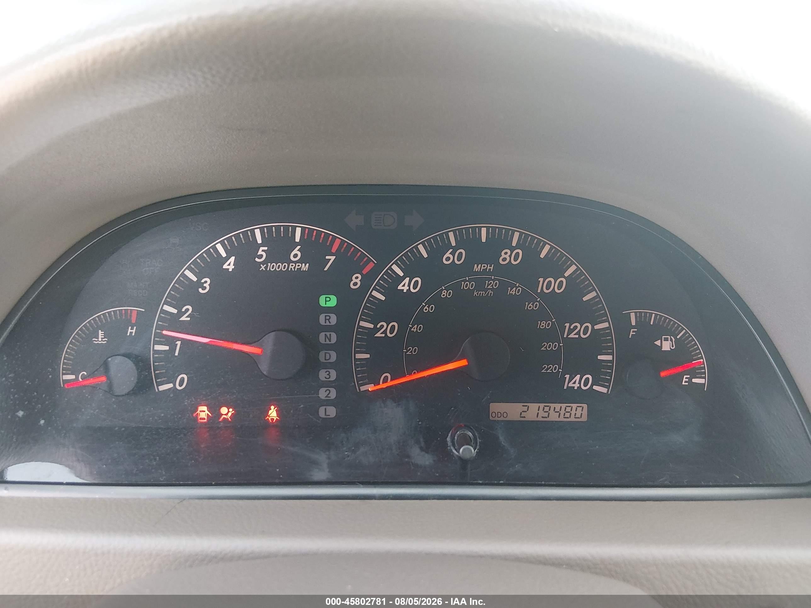 2005 Toyota Camry Le White vin: 4T1BE32K45U004994
