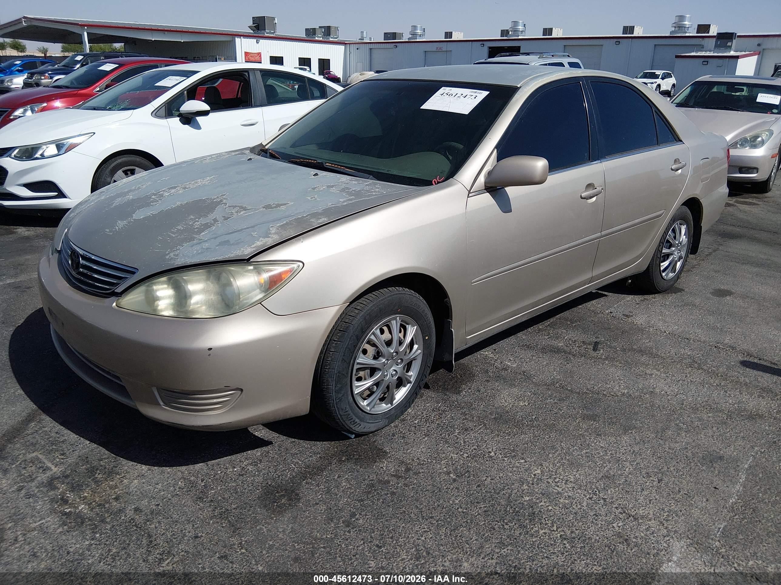 2005 Toyota Camry Le Beige vin: 4T1BE32K45U076925