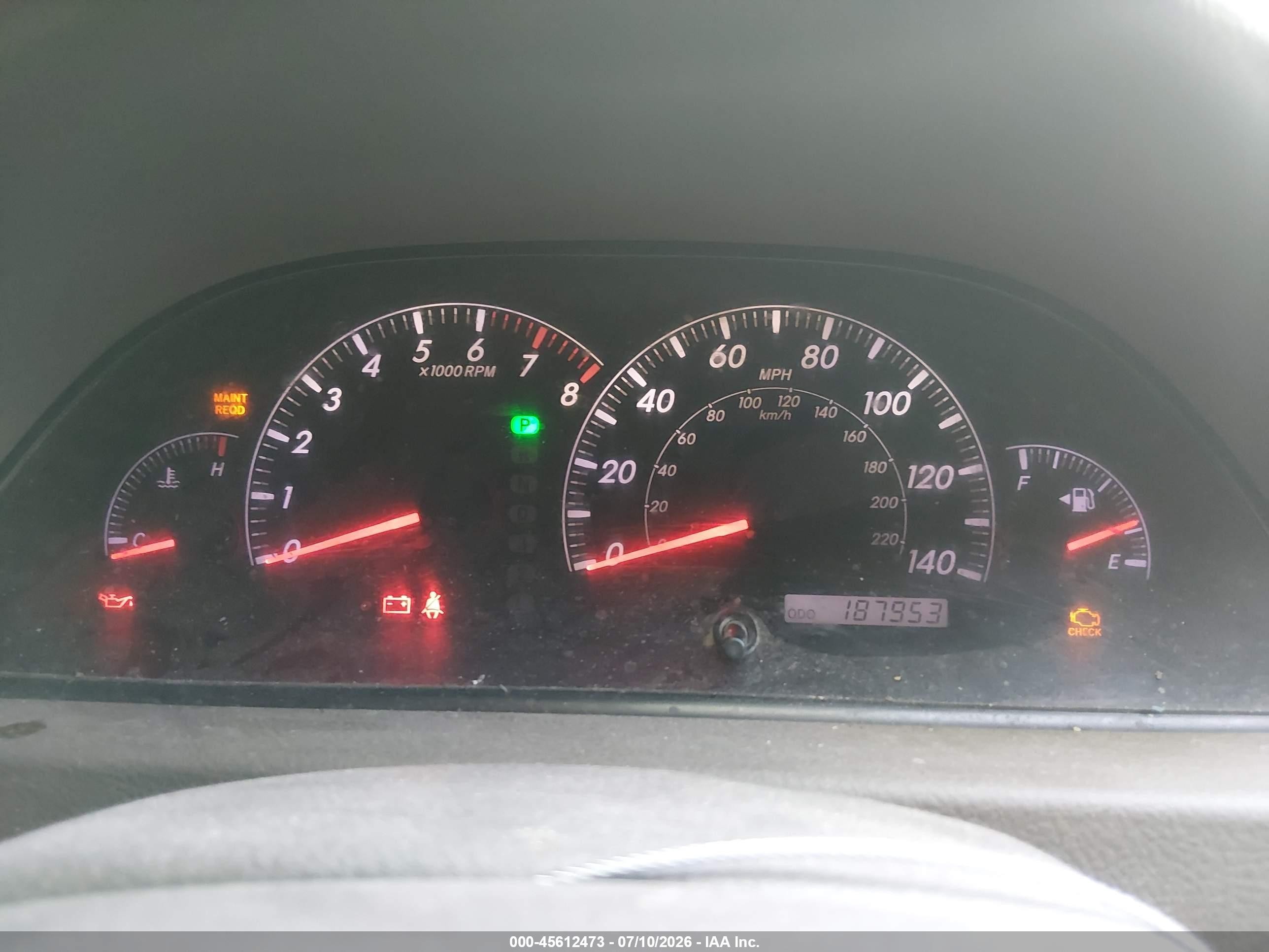 2005 Toyota Camry Le Beige vin: 4T1BE32K45U076925
