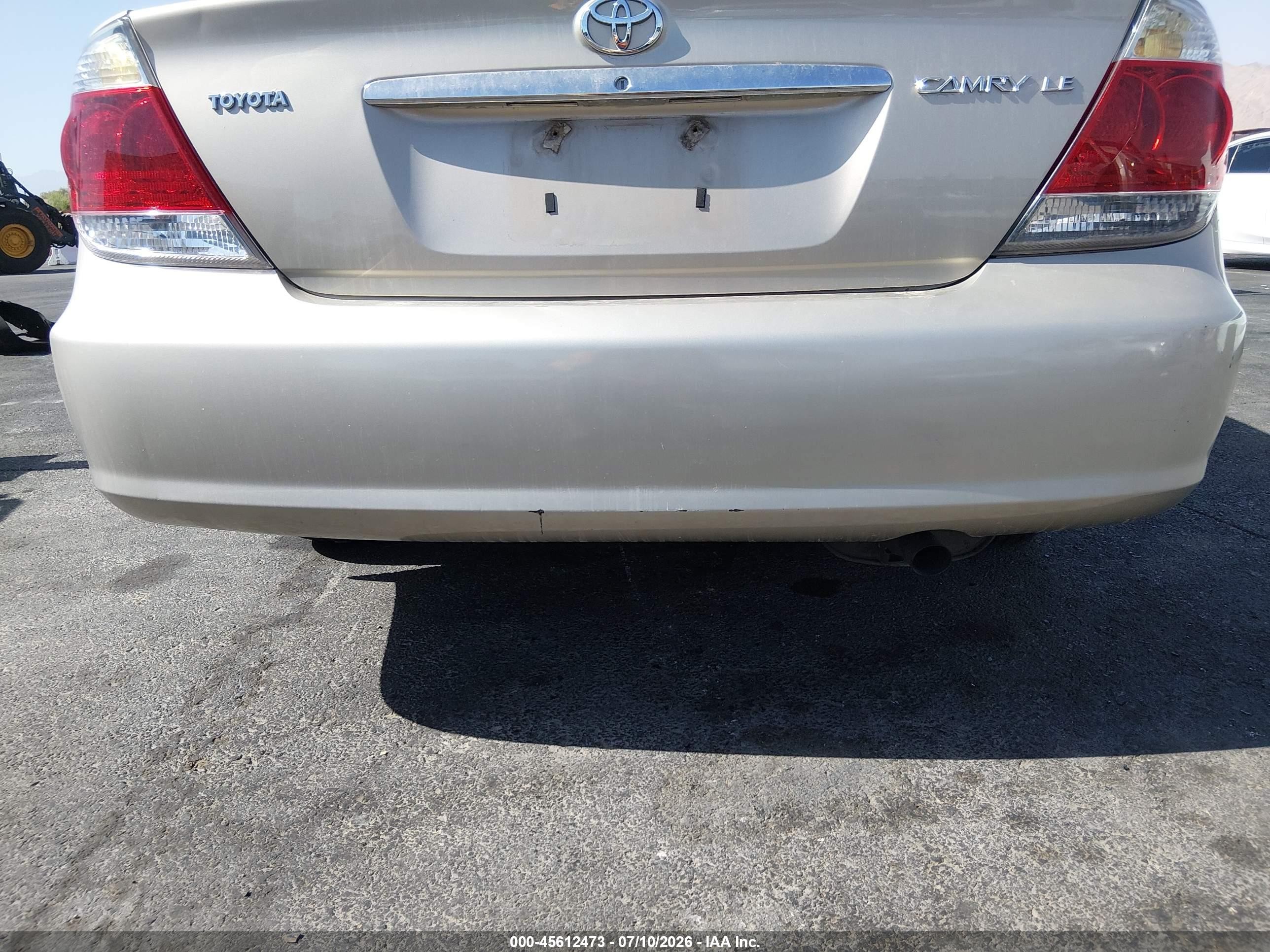2005 Toyota Camry Le Beige vin: 4T1BE32K45U076925