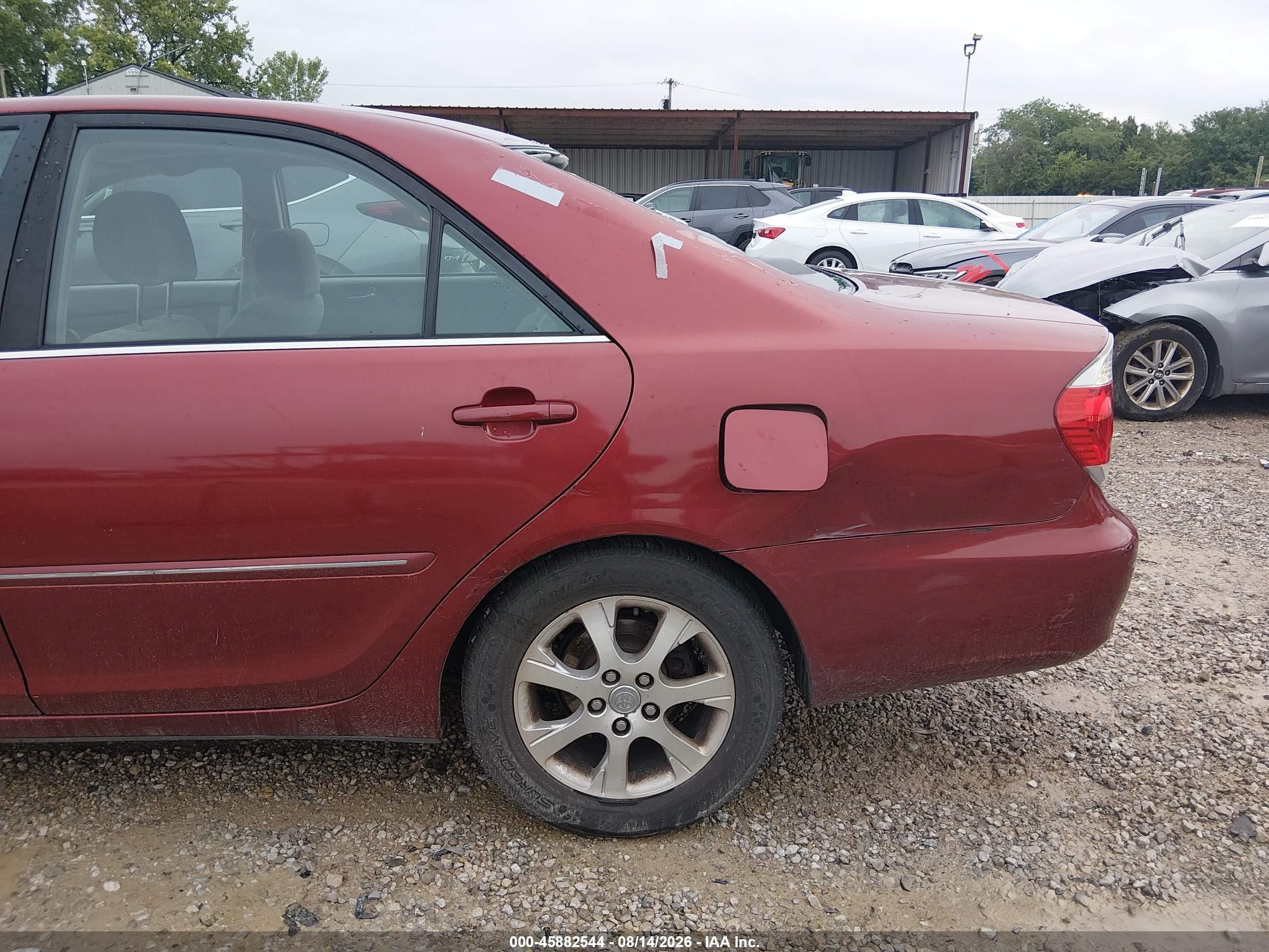 2005 Toyota Camry Xle Red vin: 4T1BE32K45U409446