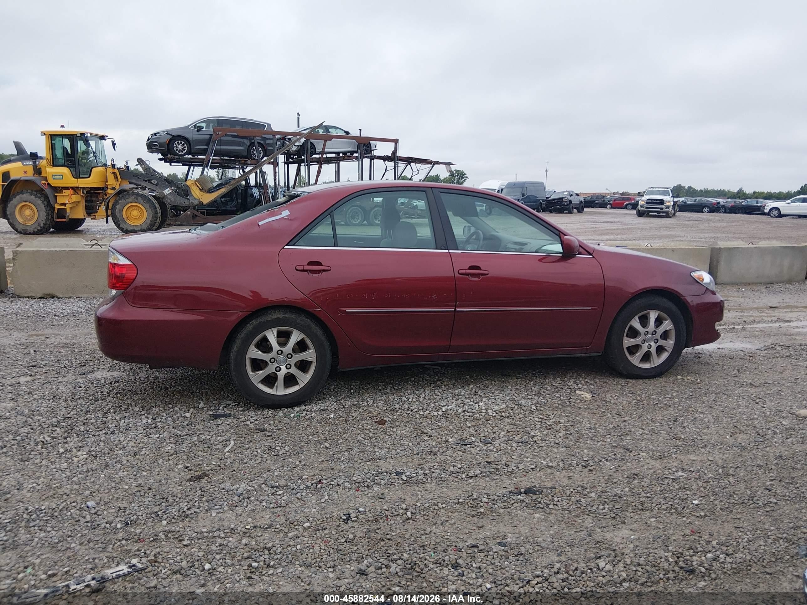 2005 Toyota Camry Xle Red vin: 4T1BE32K45U409446