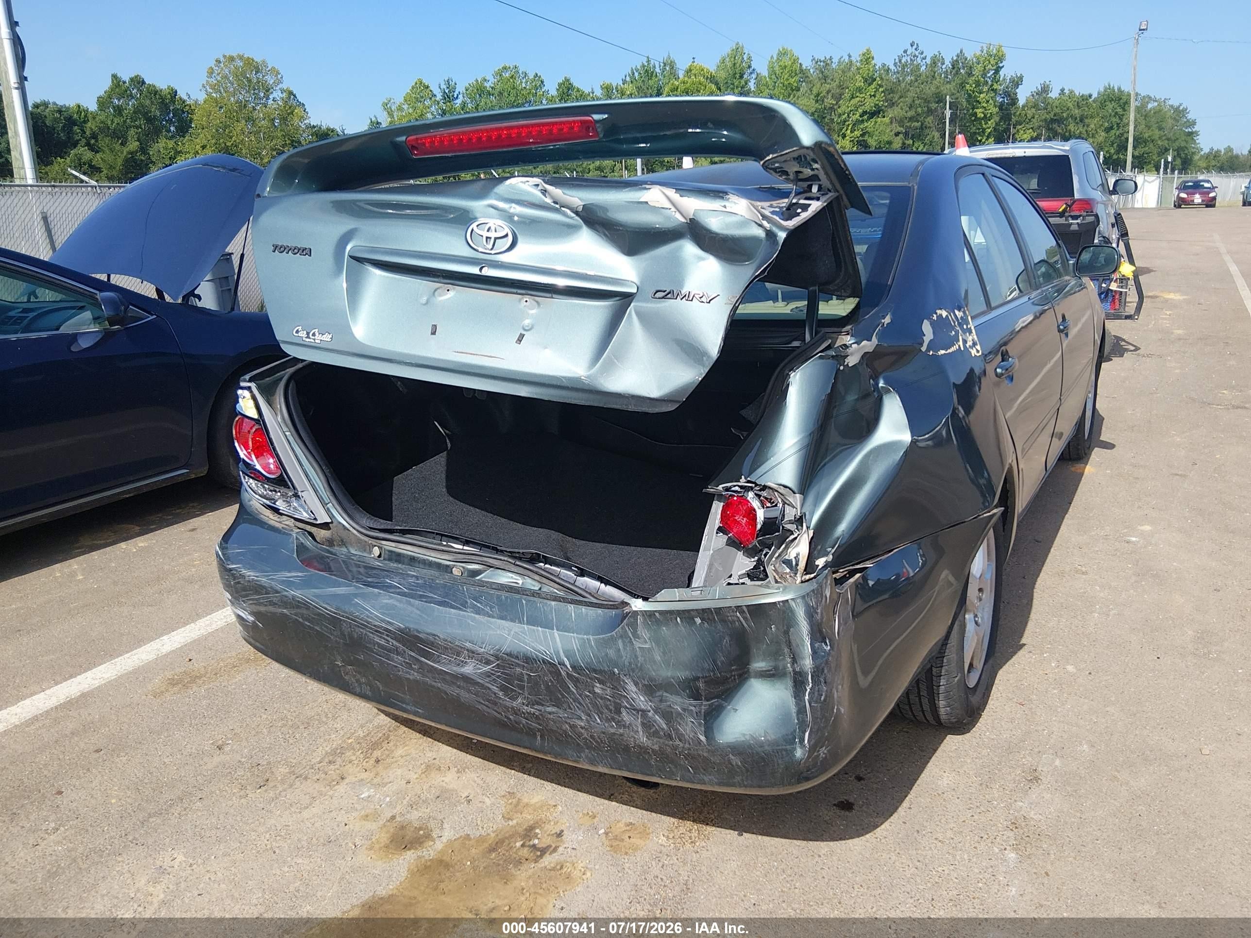 2005 Toyota Camry Se Green vin: 4T1BE32K45U425579