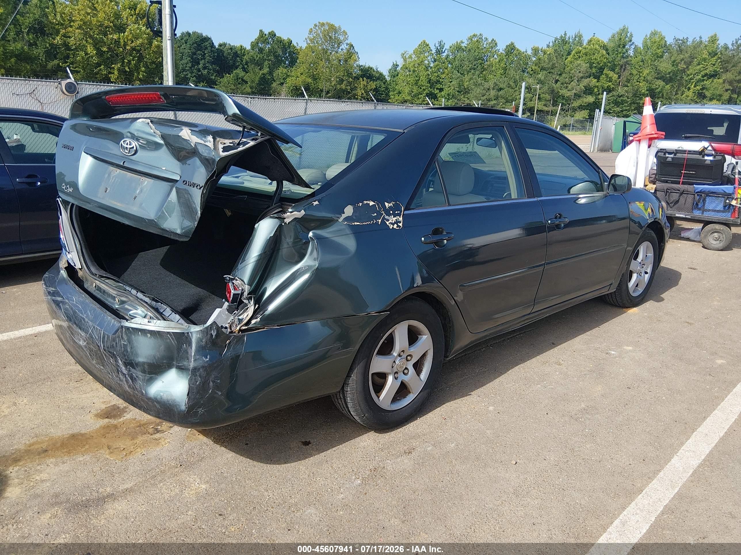2005 Toyota Camry Se Green vin: 4T1BE32K45U425579