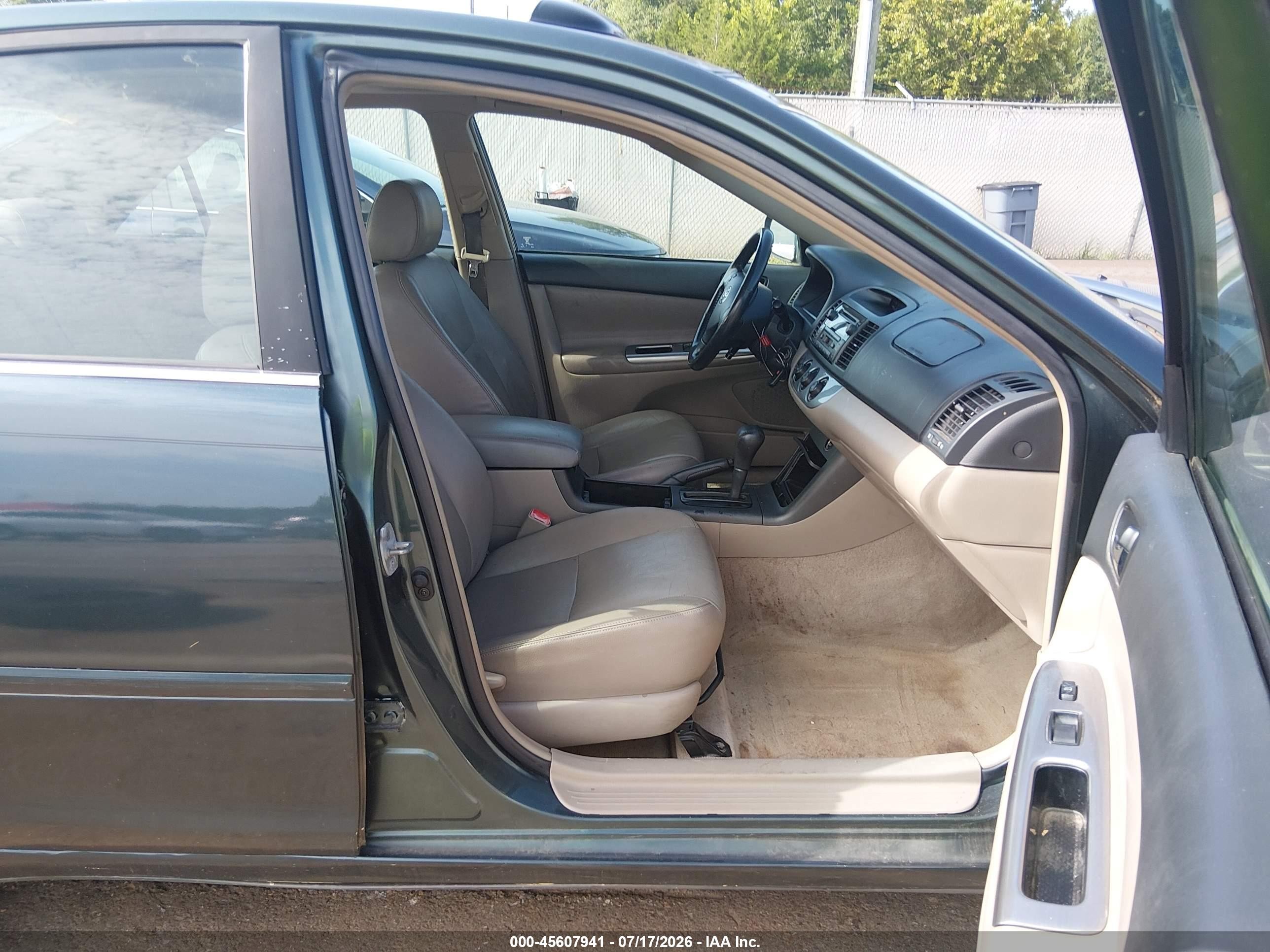 2005 Toyota Camry Se Green vin: 4T1BE32K45U425579