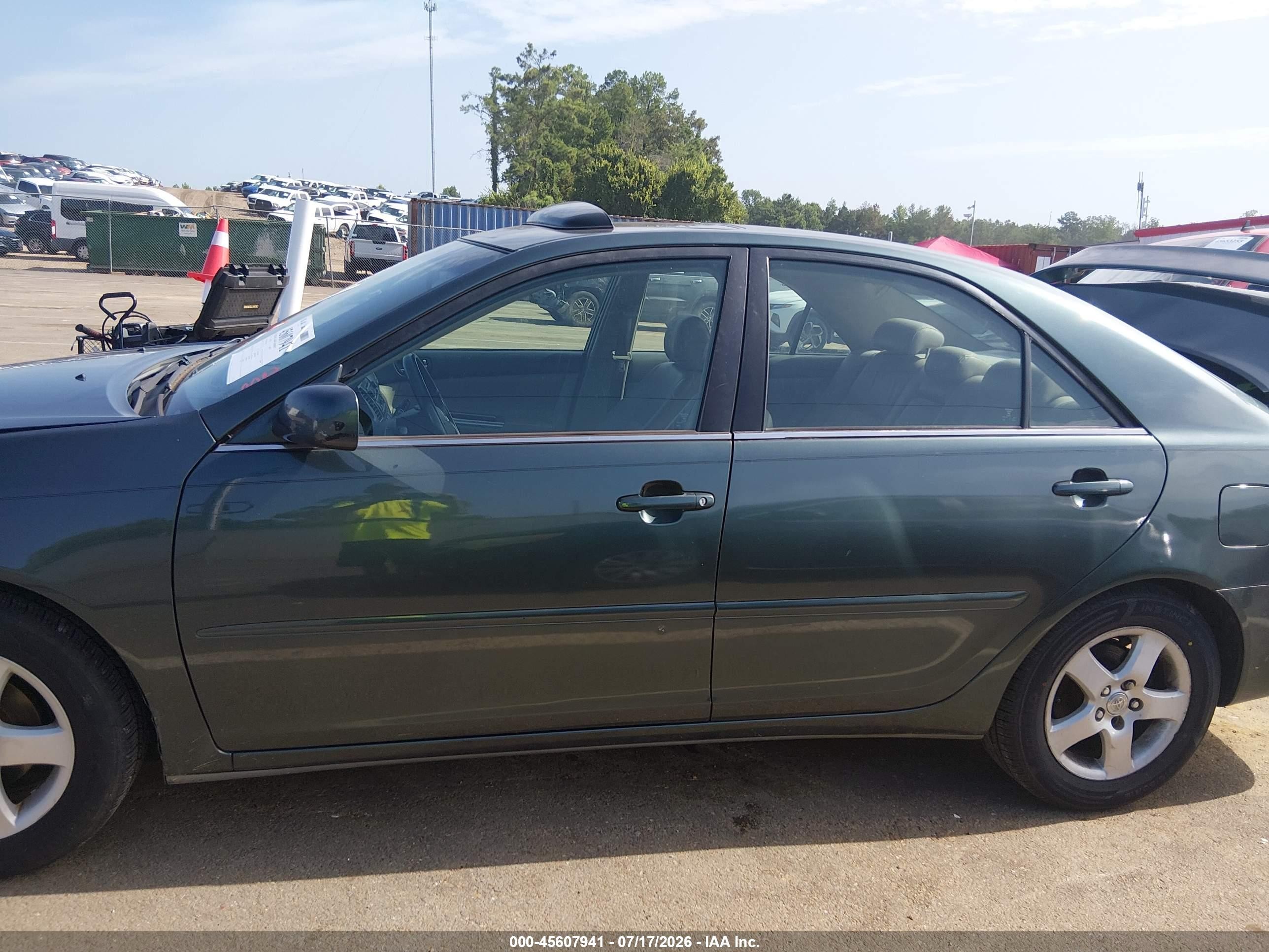 2005 Toyota Camry Se Green vin: 4T1BE32K45U425579