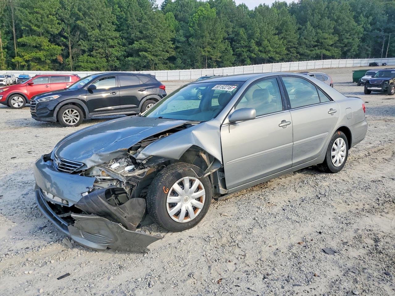 2005 Toyota Camry Le Gray vin: 4T1BE32K45U517937