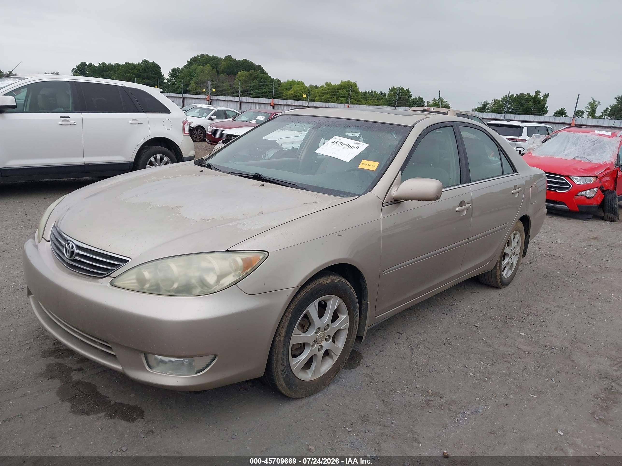 2005 Toyota Camry Xle Gold vin: 4T1BE32K45U619867