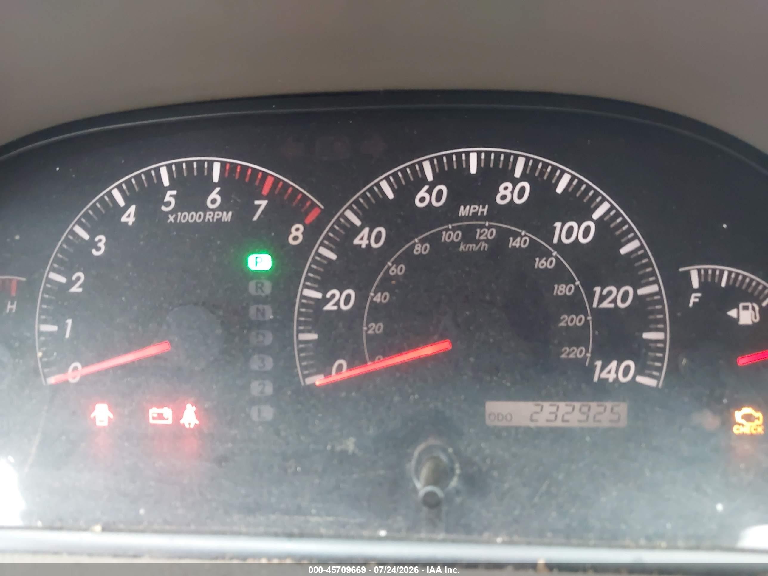 2005 Toyota Camry Xle Gold vin: 4T1BE32K45U619867