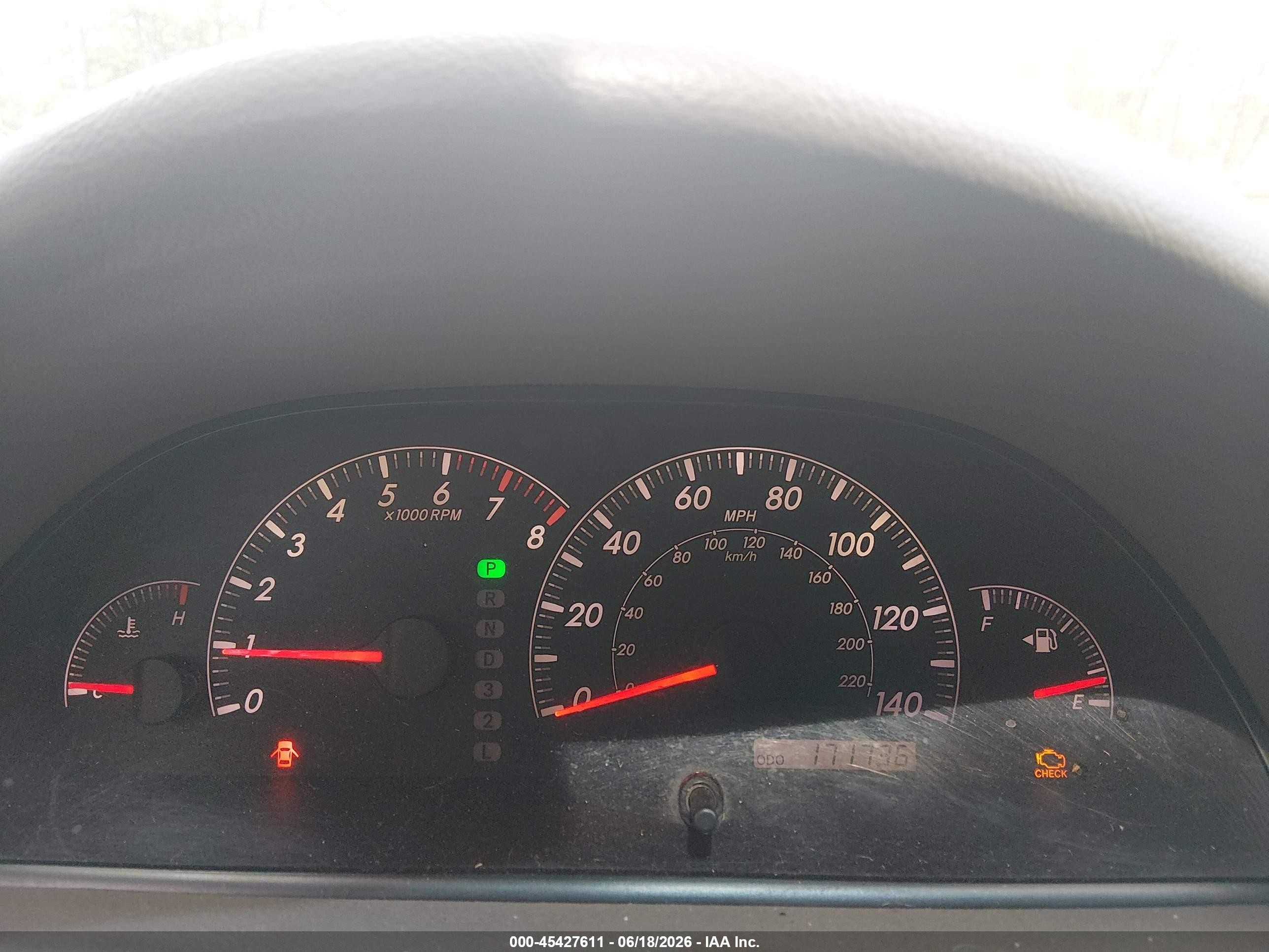 2005 Toyota Camry Le Gray vin: 4T1BE32K45U632554