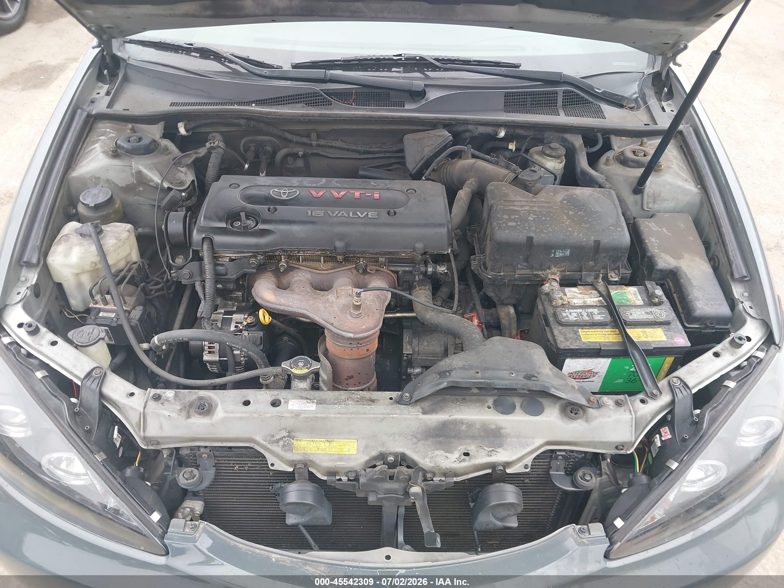 2005 Toyota Camry Le Серый vin: 4T1BE32K45U990737