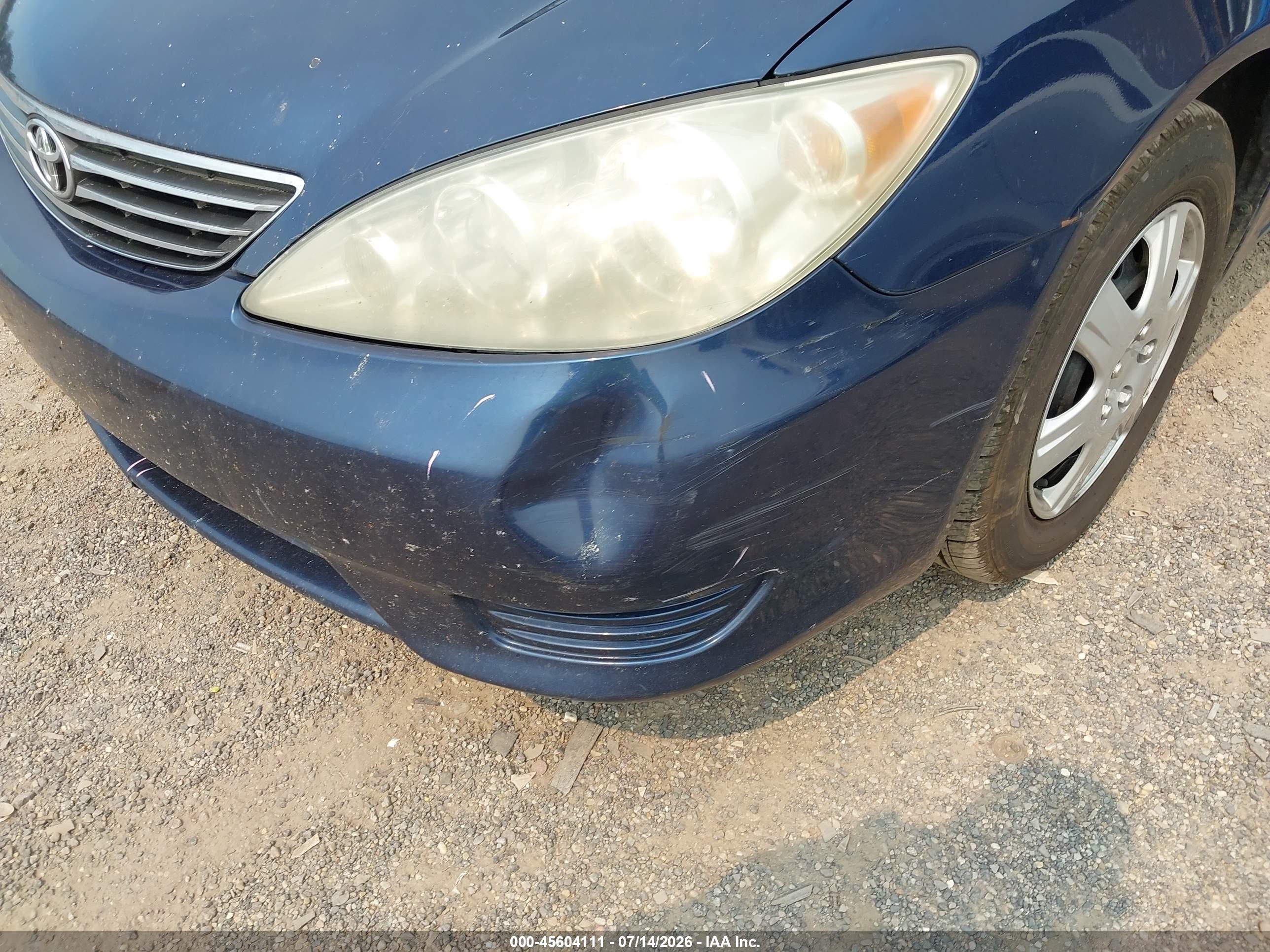 2006 Toyota Camry Le Blue vin: 4T1BE32K46U109133