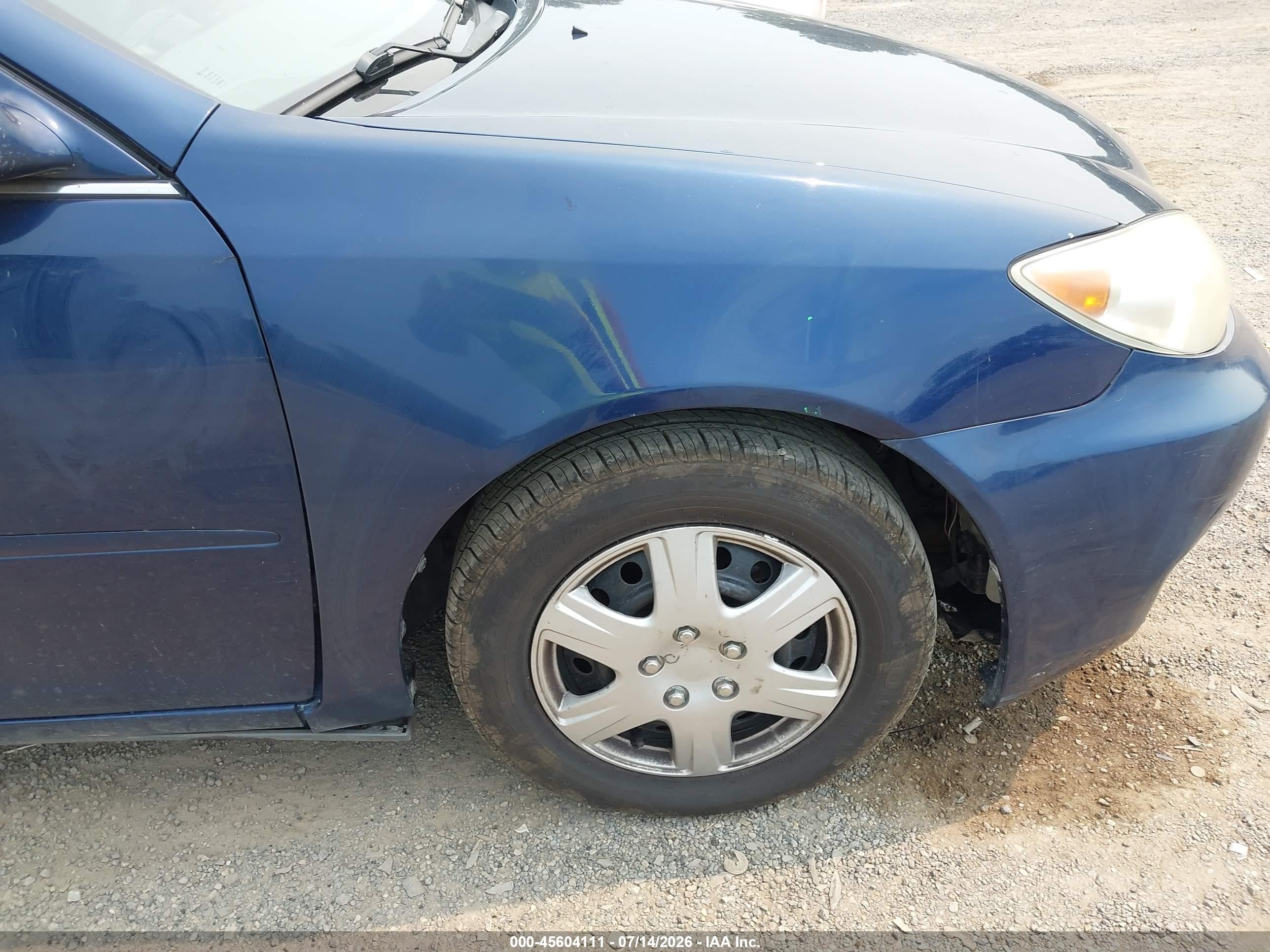 2006 Toyota Camry Le Blue vin: 4T1BE32K46U109133