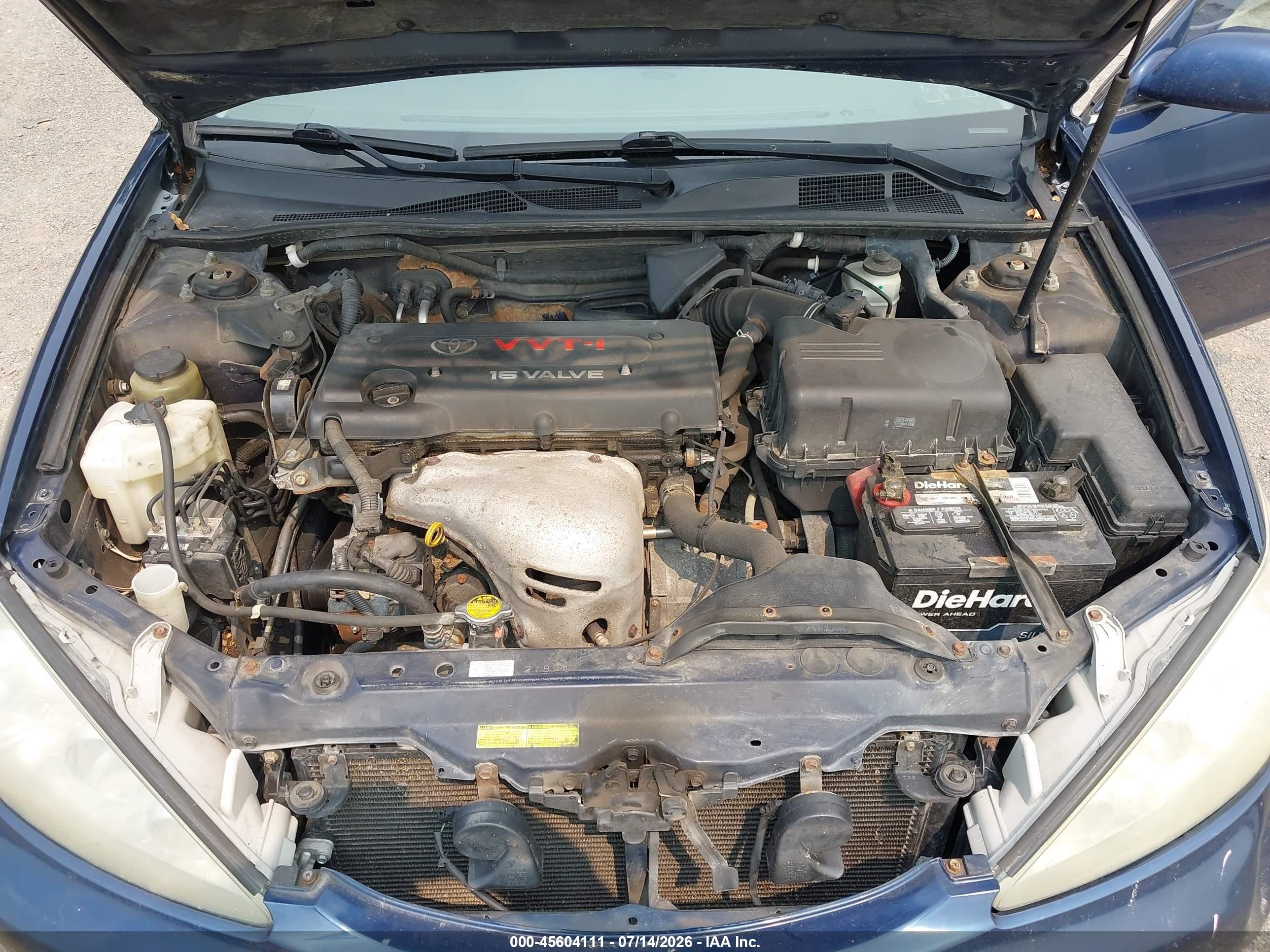2006 Toyota Camry Le Blue vin: 4T1BE32K46U109133