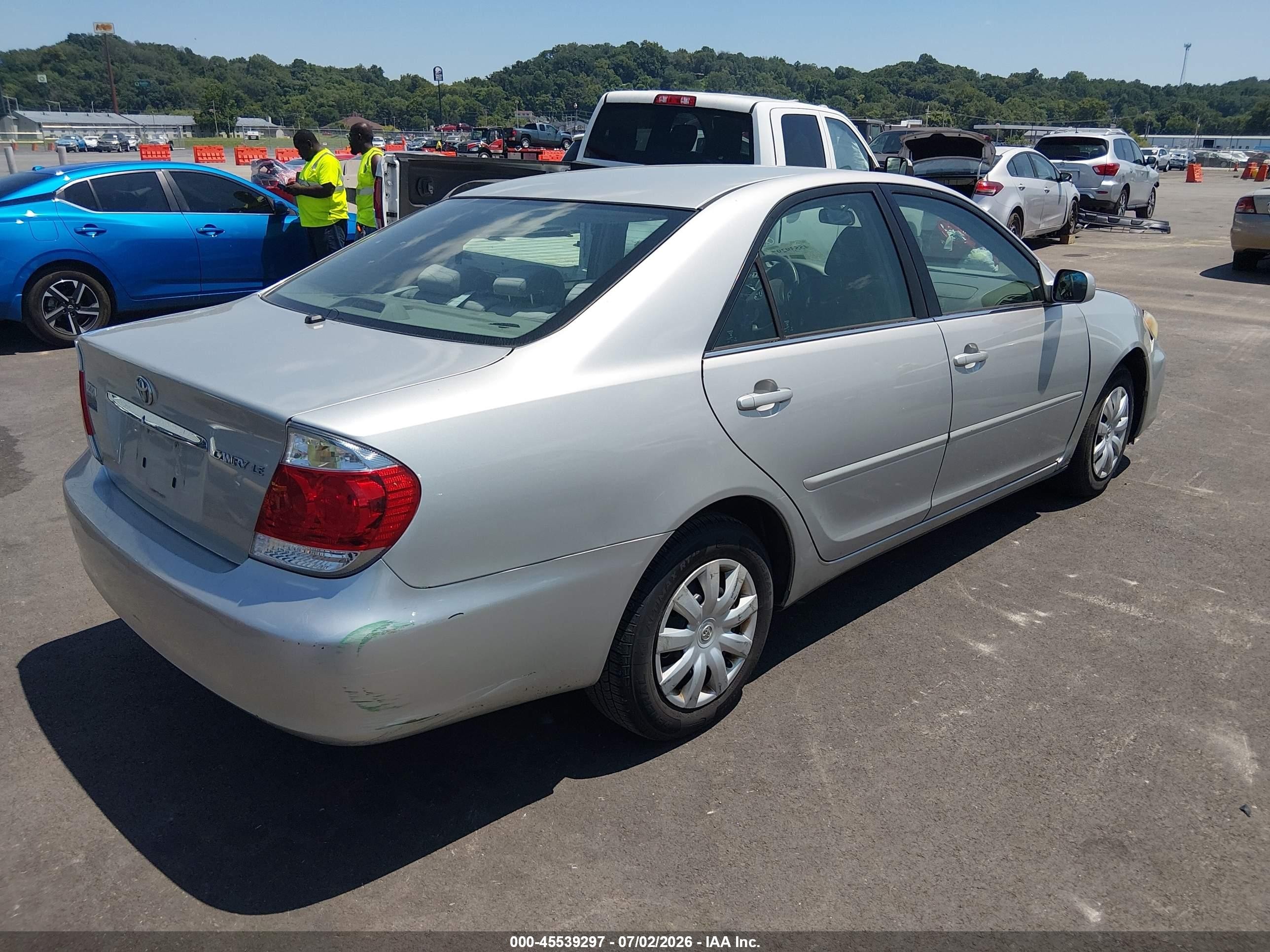 2006 Toyota Camry Le Серый vin: 4T1BE32K46U111609