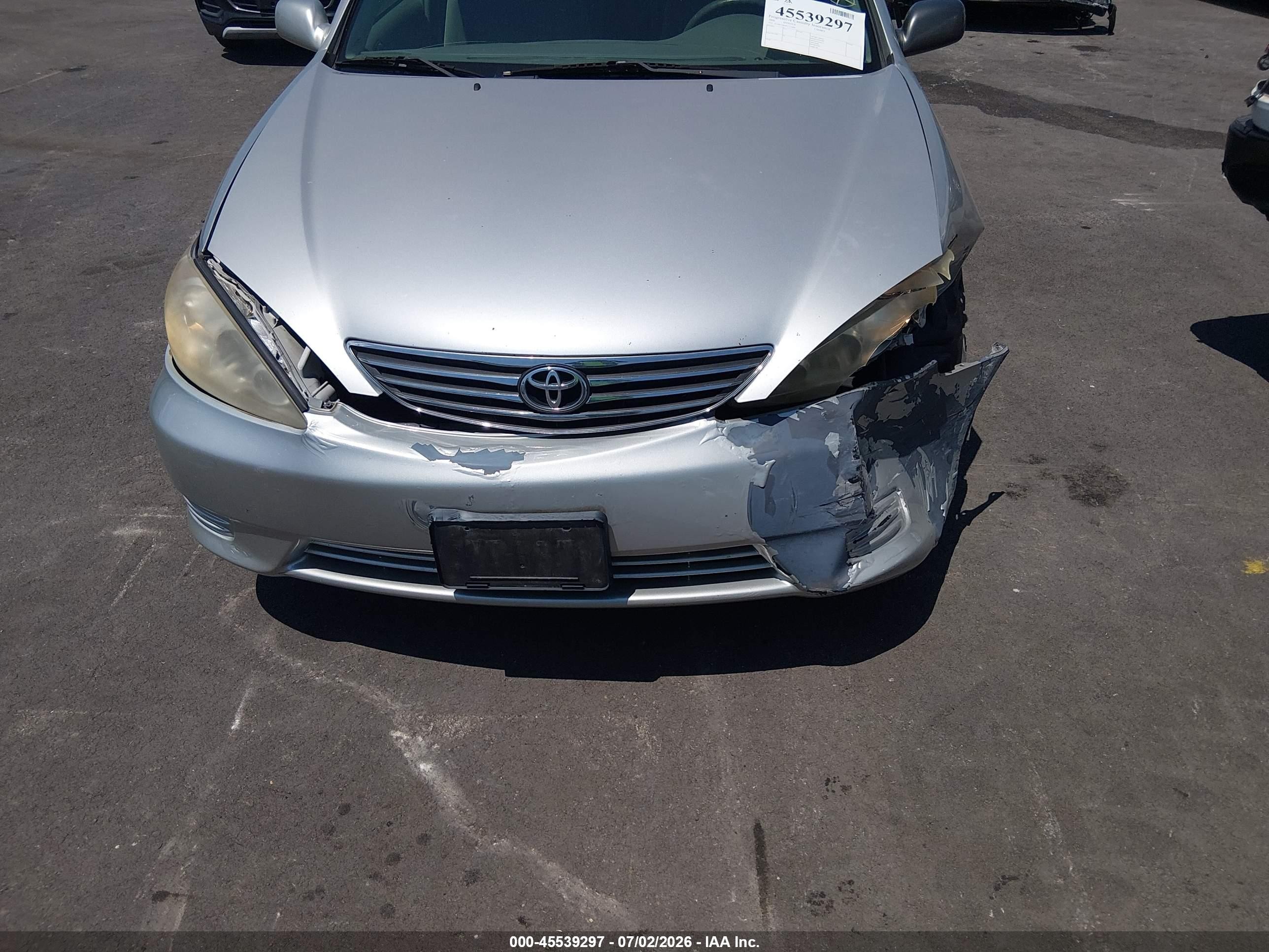 2006 Toyota Camry Le Серый vin: 4T1BE32K46U111609
