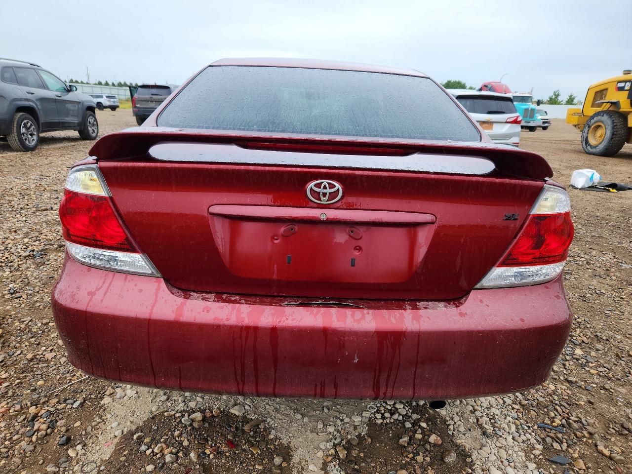 2006 Toyota Camry Se Burgundy vin: 4T1BE32K46U115577