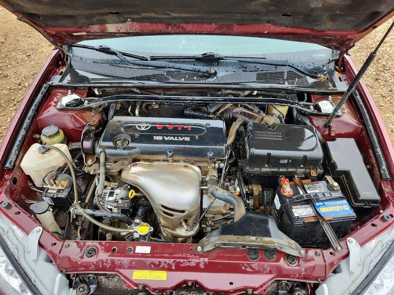 2006 Toyota Camry Se Burgundy vin: 4T1BE32K46U115577