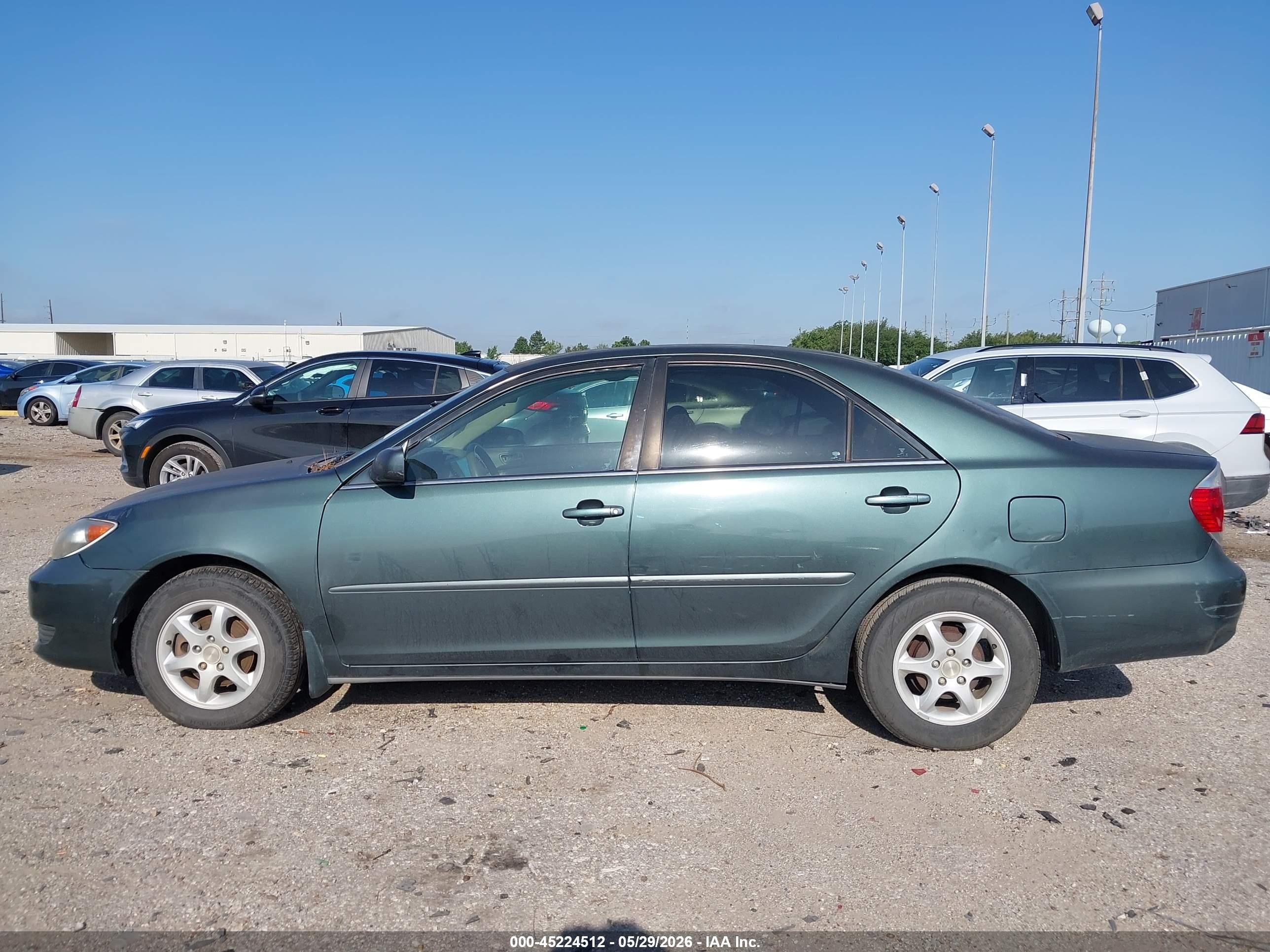 2006 Toyota Camry Le Green vin: 4T1BE32K46U134839