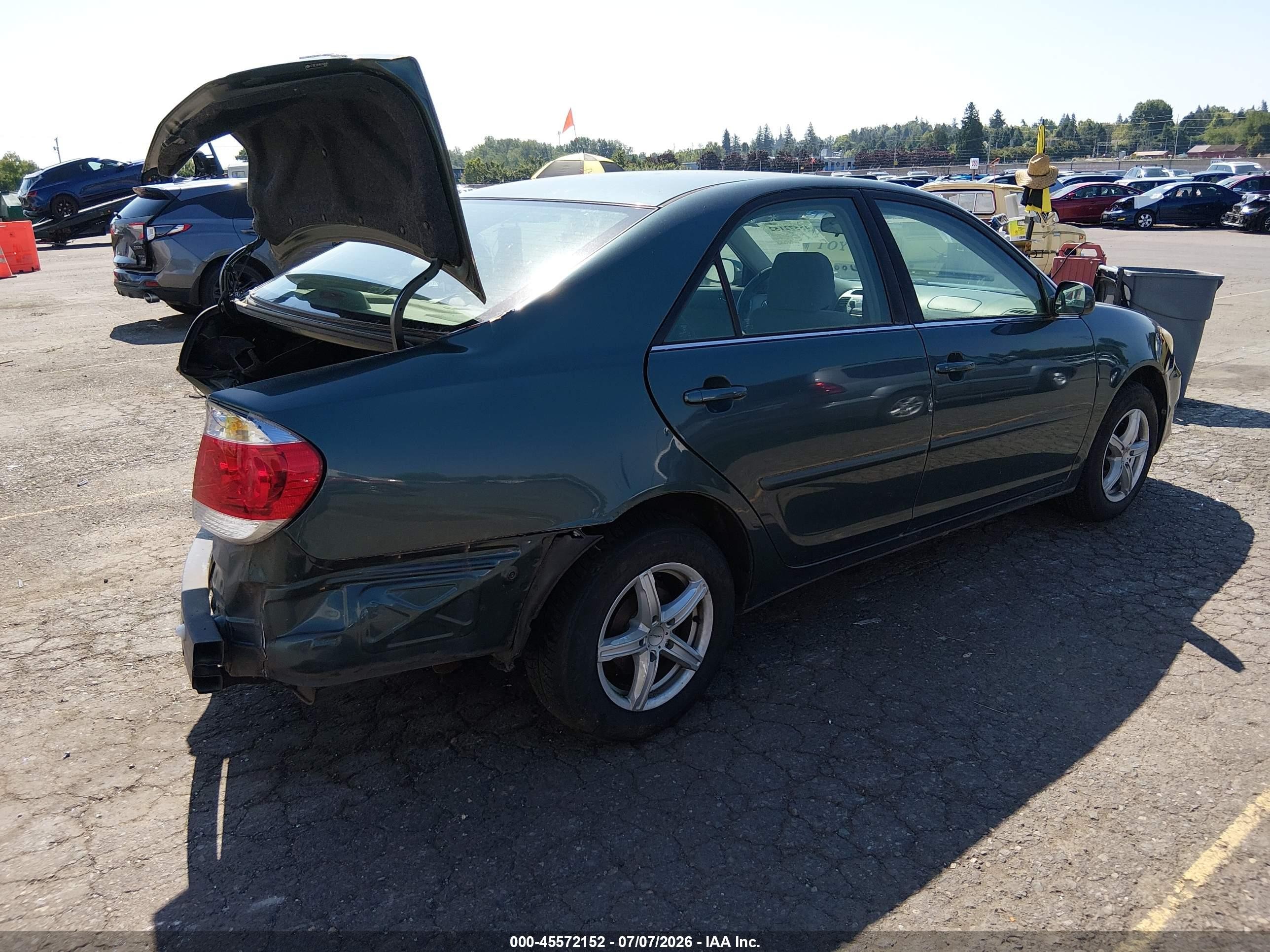 2006 Toyota Camry Le Green vin: 4T1BE32K46U140446