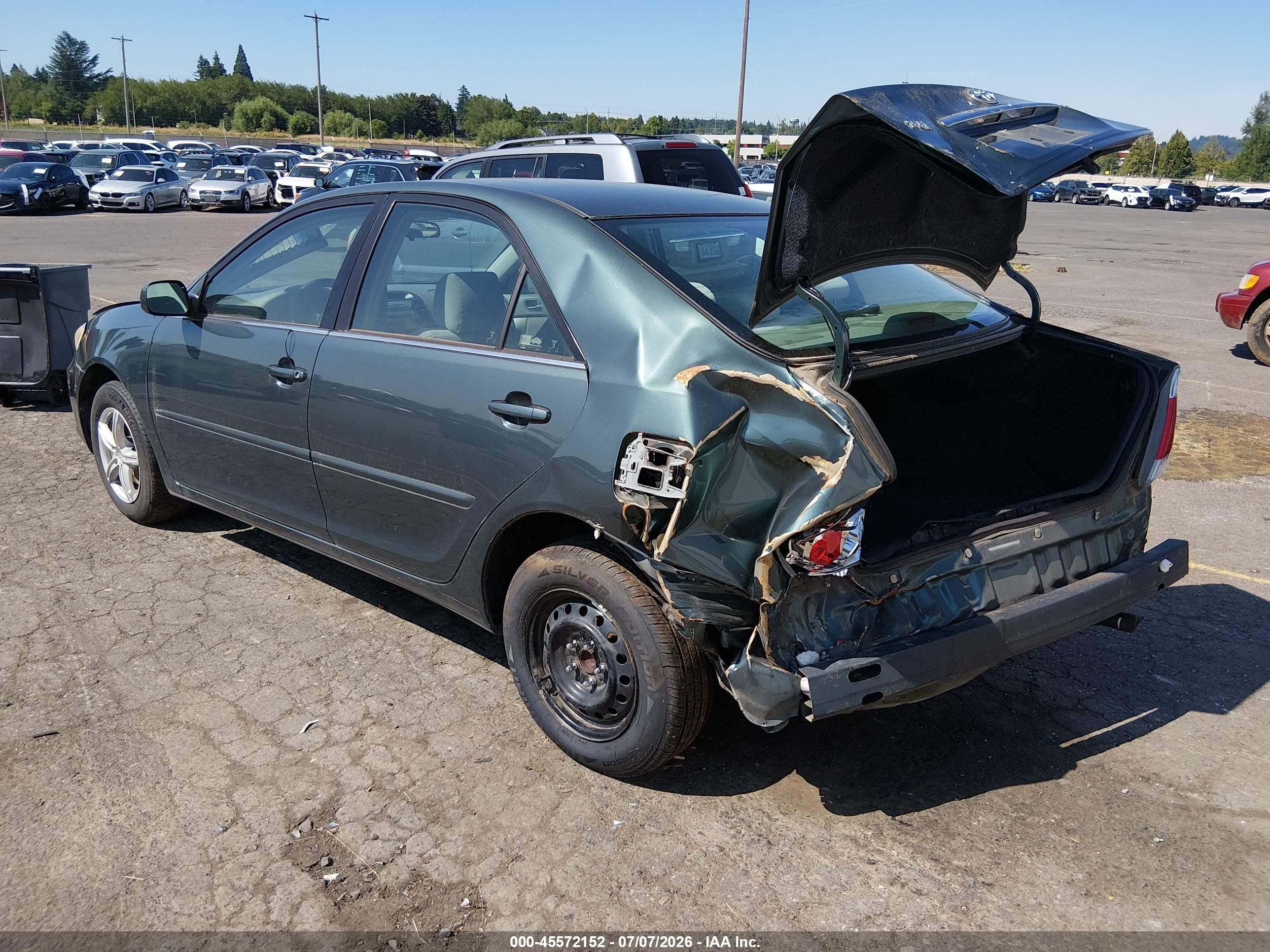 2006 Toyota Camry Le Green vin: 4T1BE32K46U140446