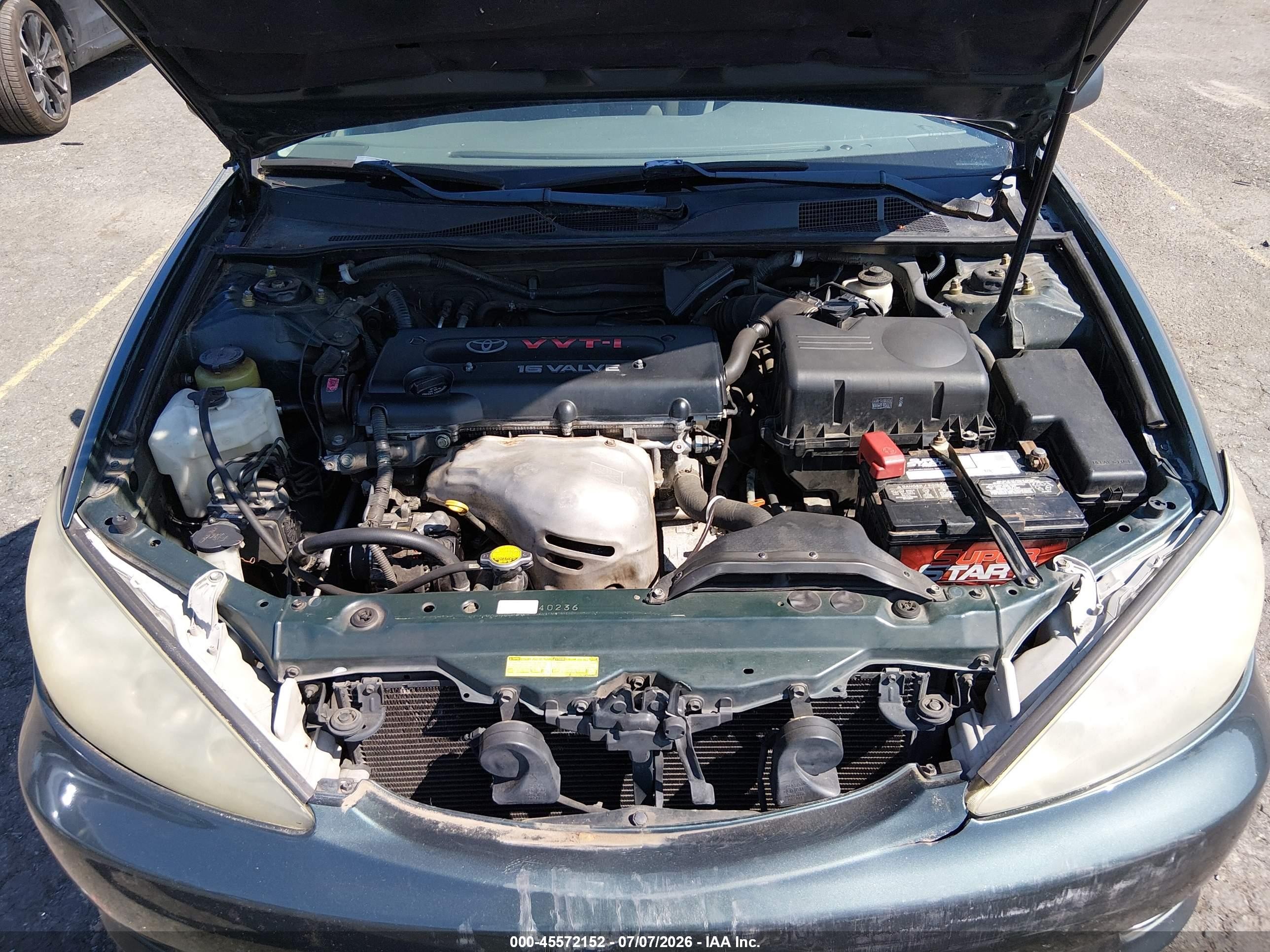 2006 Toyota Camry Le Green vin: 4T1BE32K46U140446