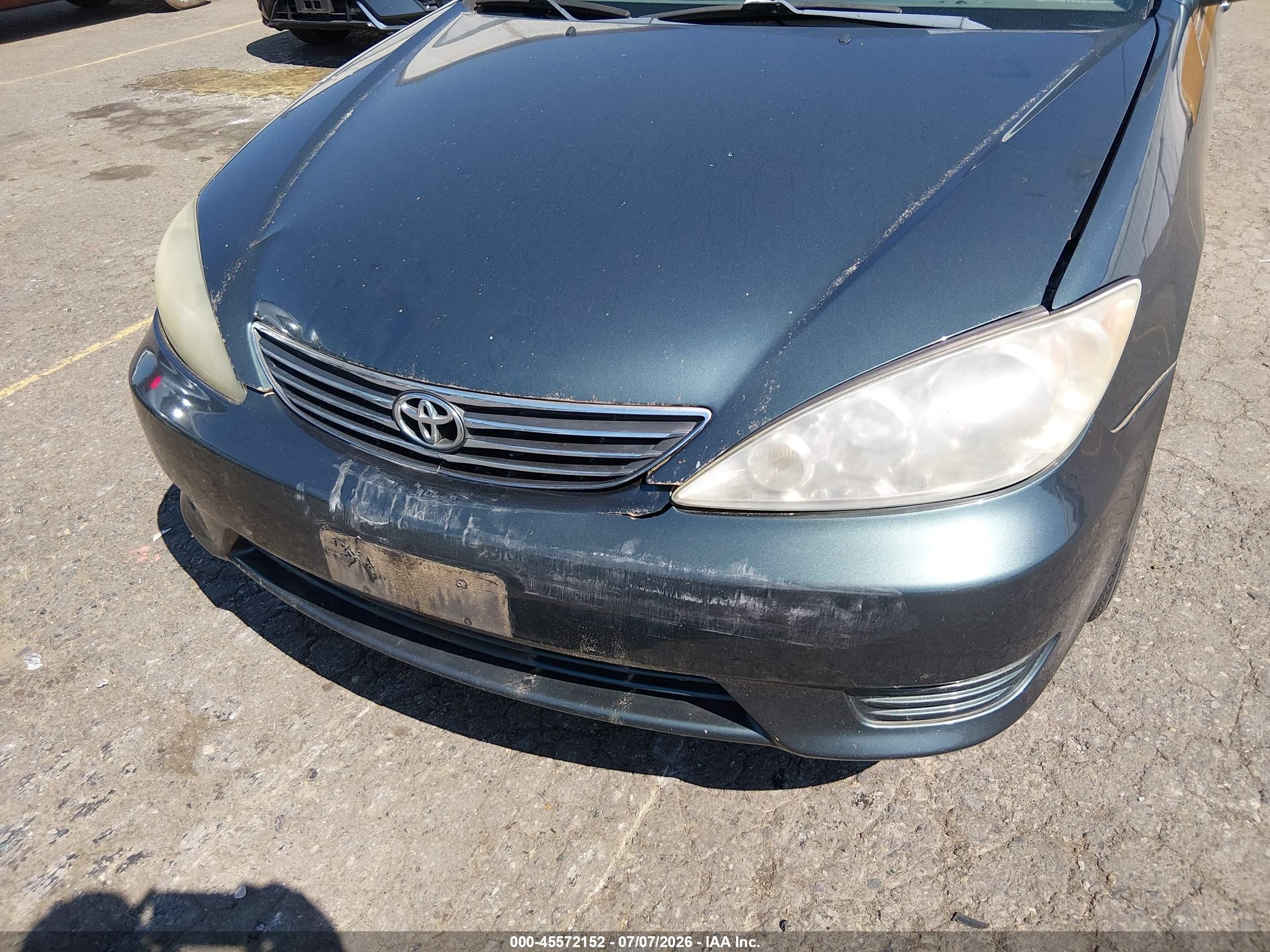 2006 Toyota Camry Le Green vin: 4T1BE32K46U140446