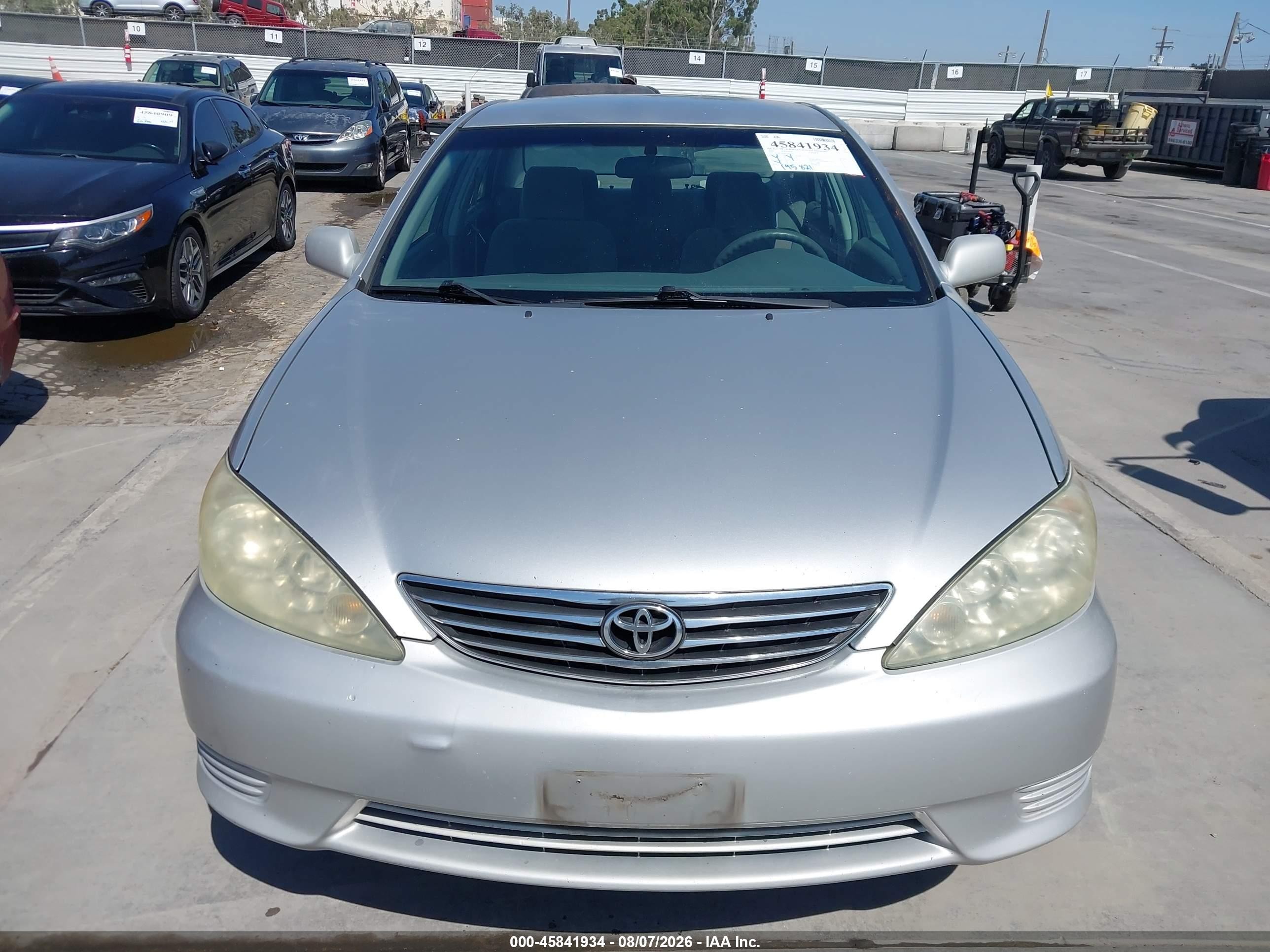 2006 Toyota Camry Le Silver vin: 4T1BE32K46U163225