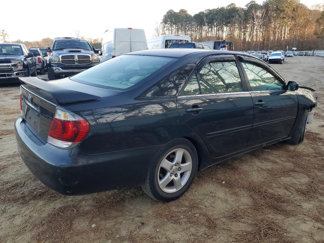 2006 Toyota Camry Se Black vin: 4T1BE32K46U657651