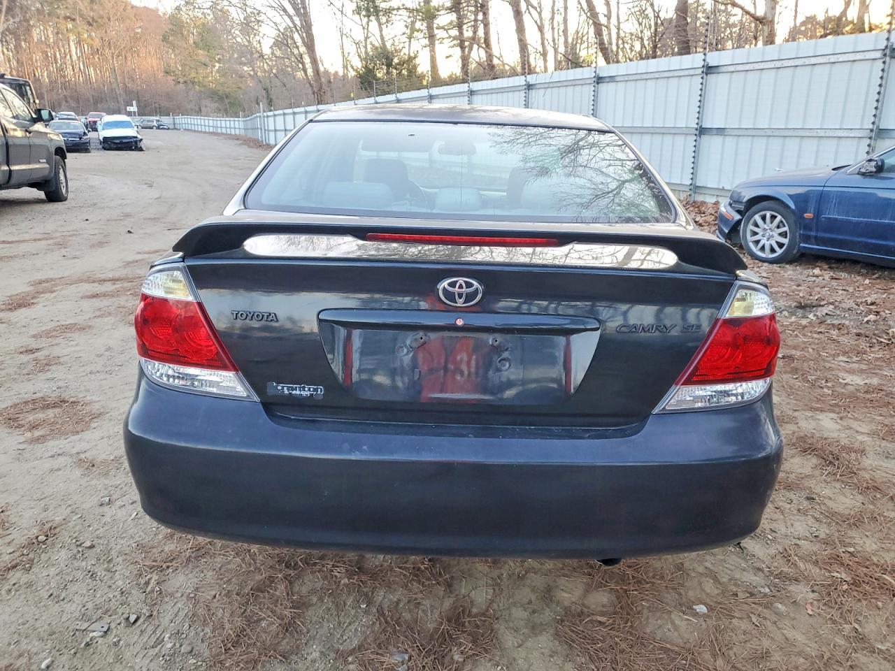 2006 Toyota Camry Se Black vin: 4T1BE32K46U657651