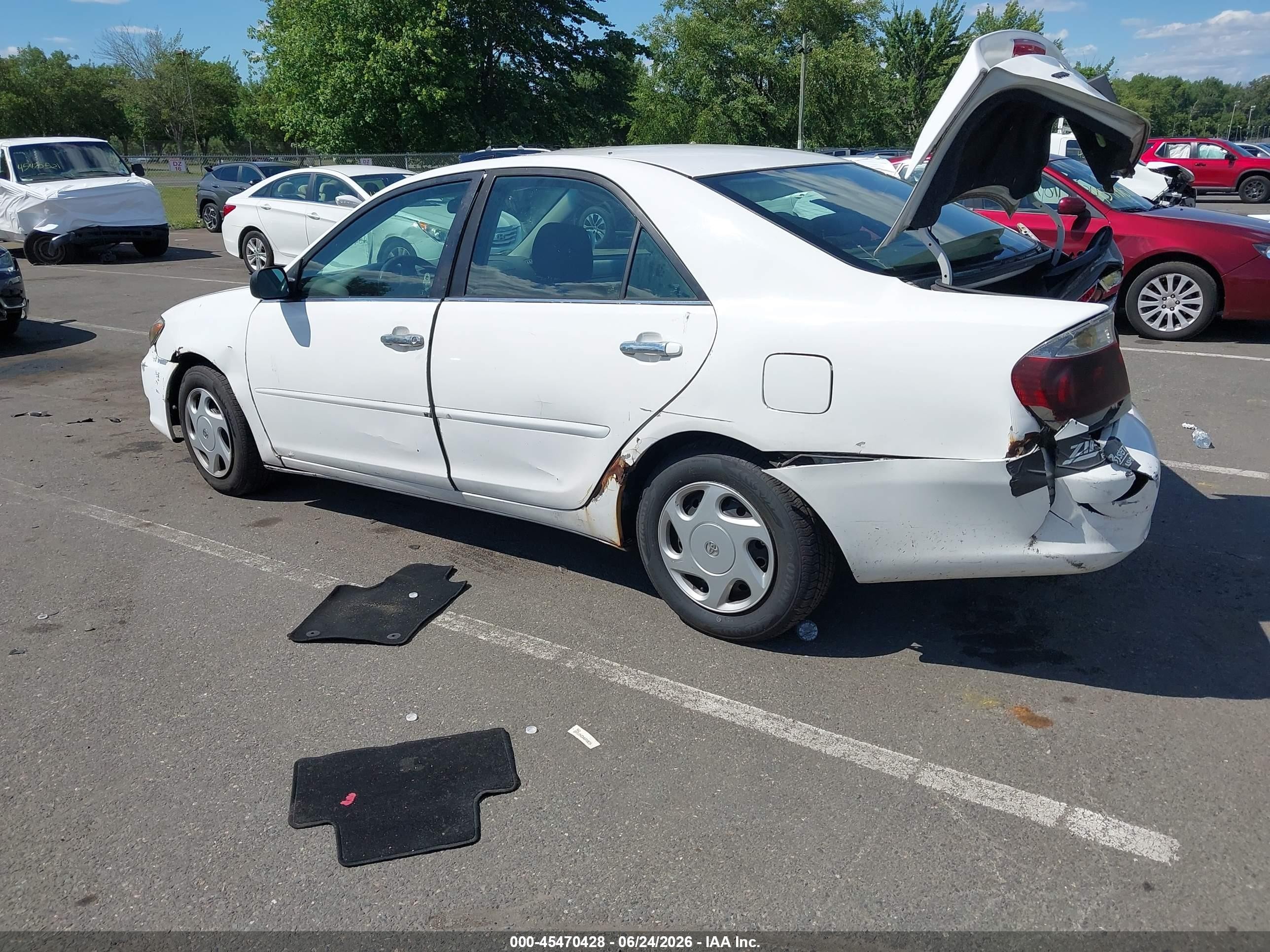 2006 Toyota Camry Se White vin: 4T1BE32K46U662736