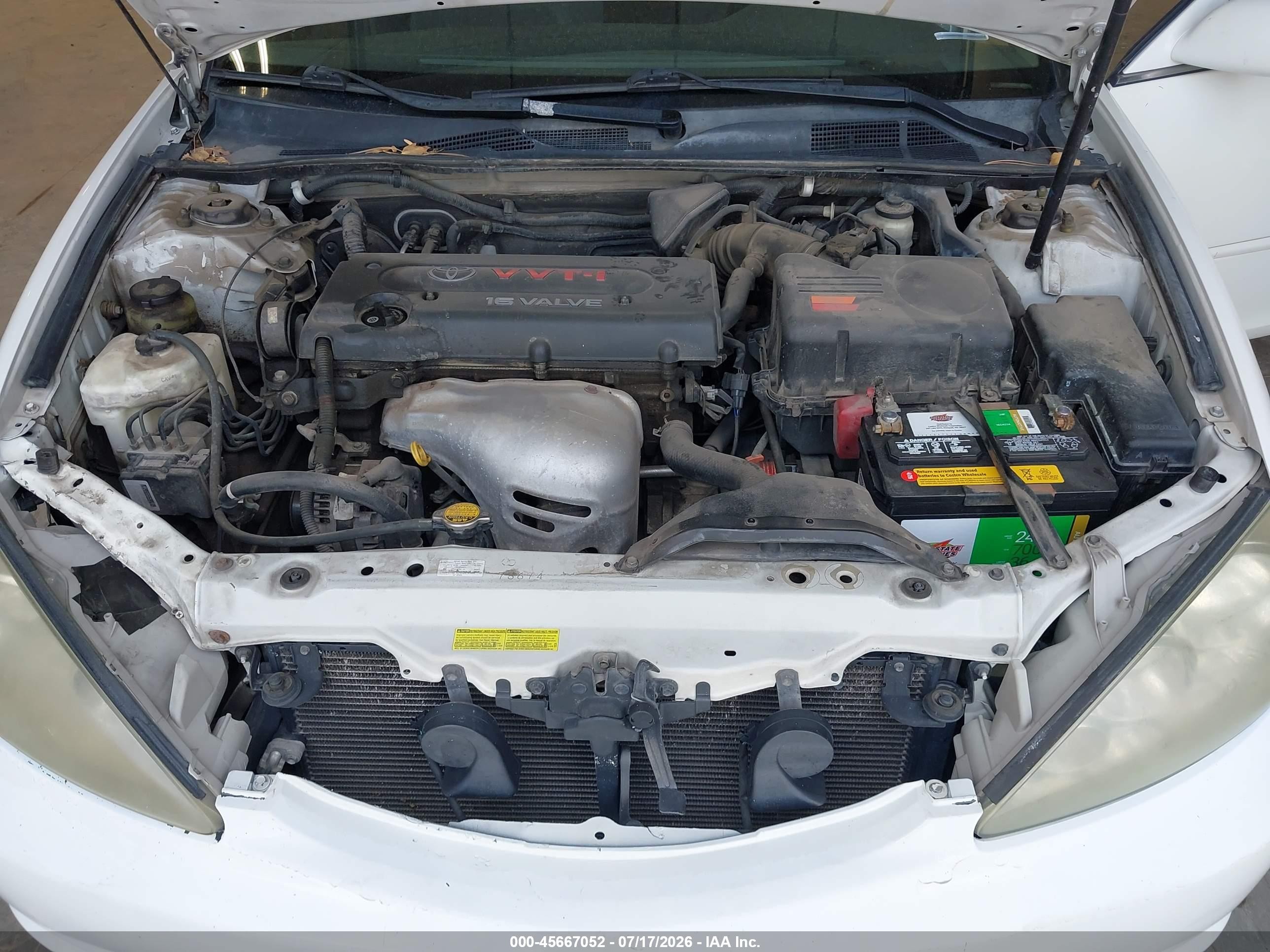 2006 Toyota Camry Le White vin: 4T1BE32K46U676989