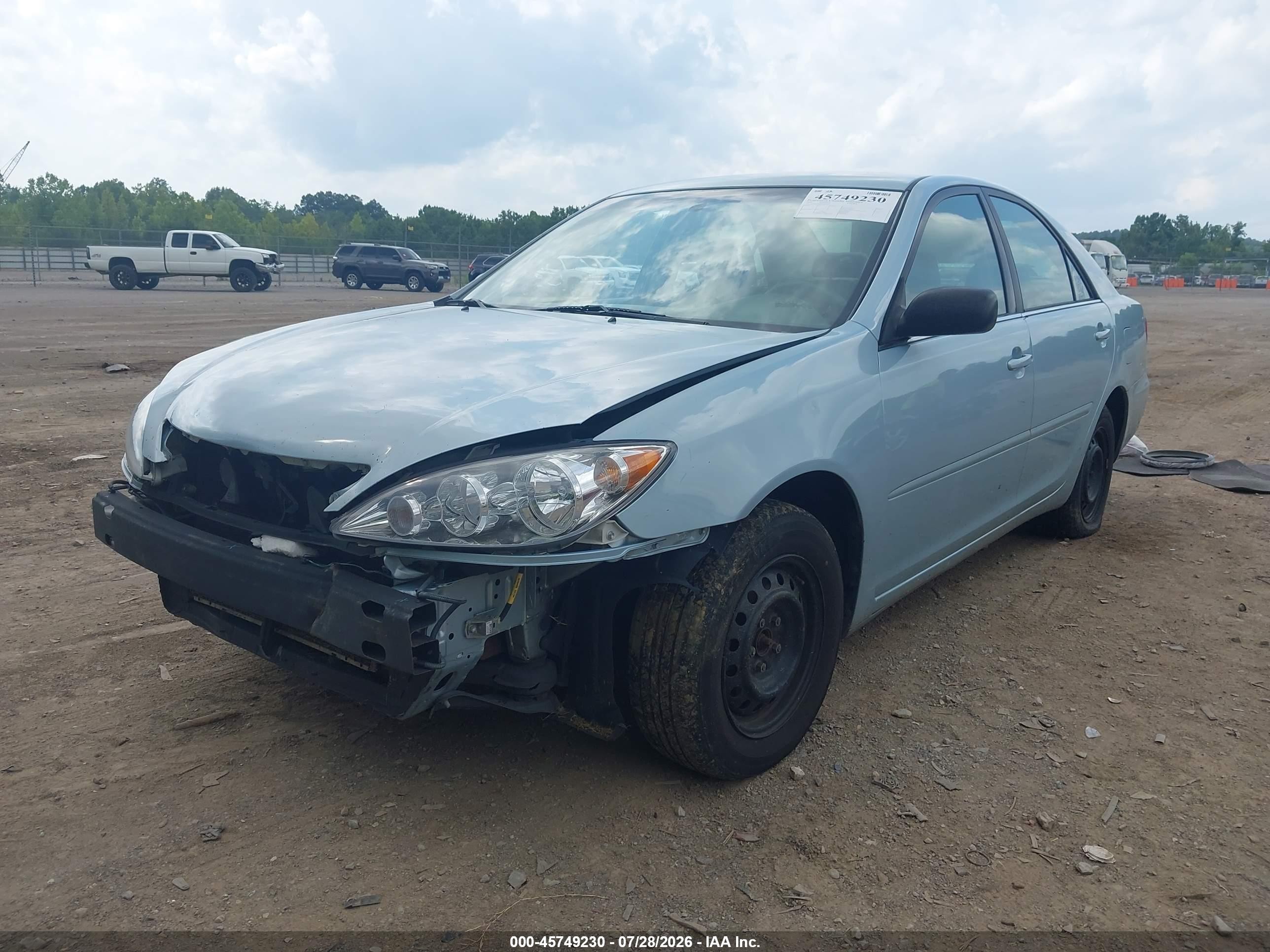 2006 Toyota Camry Le Blue vin: 4T1BE32K46U685532