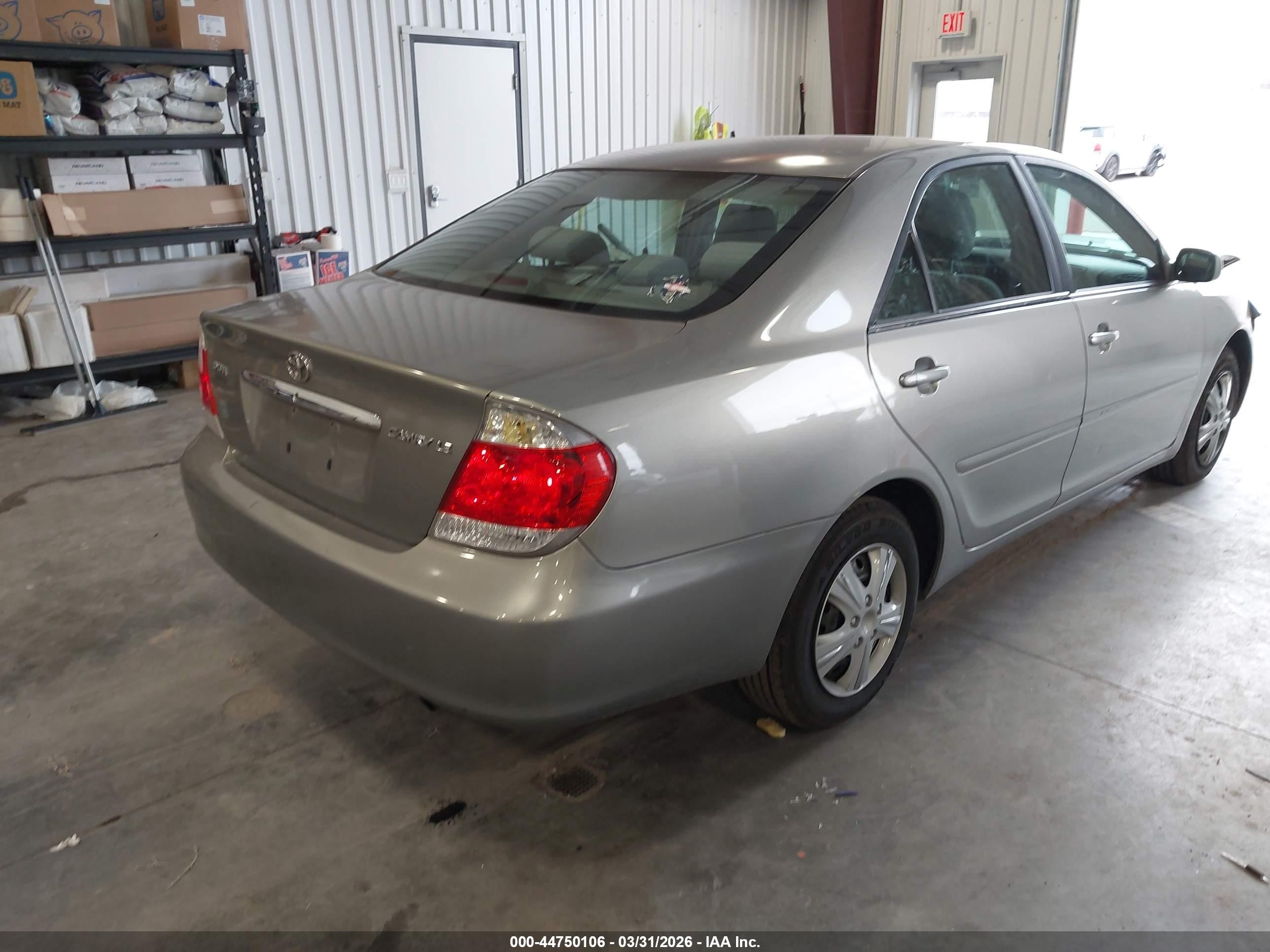 2006 Toyota Camry Le Pewter vin: 4T1BE32K46U716455