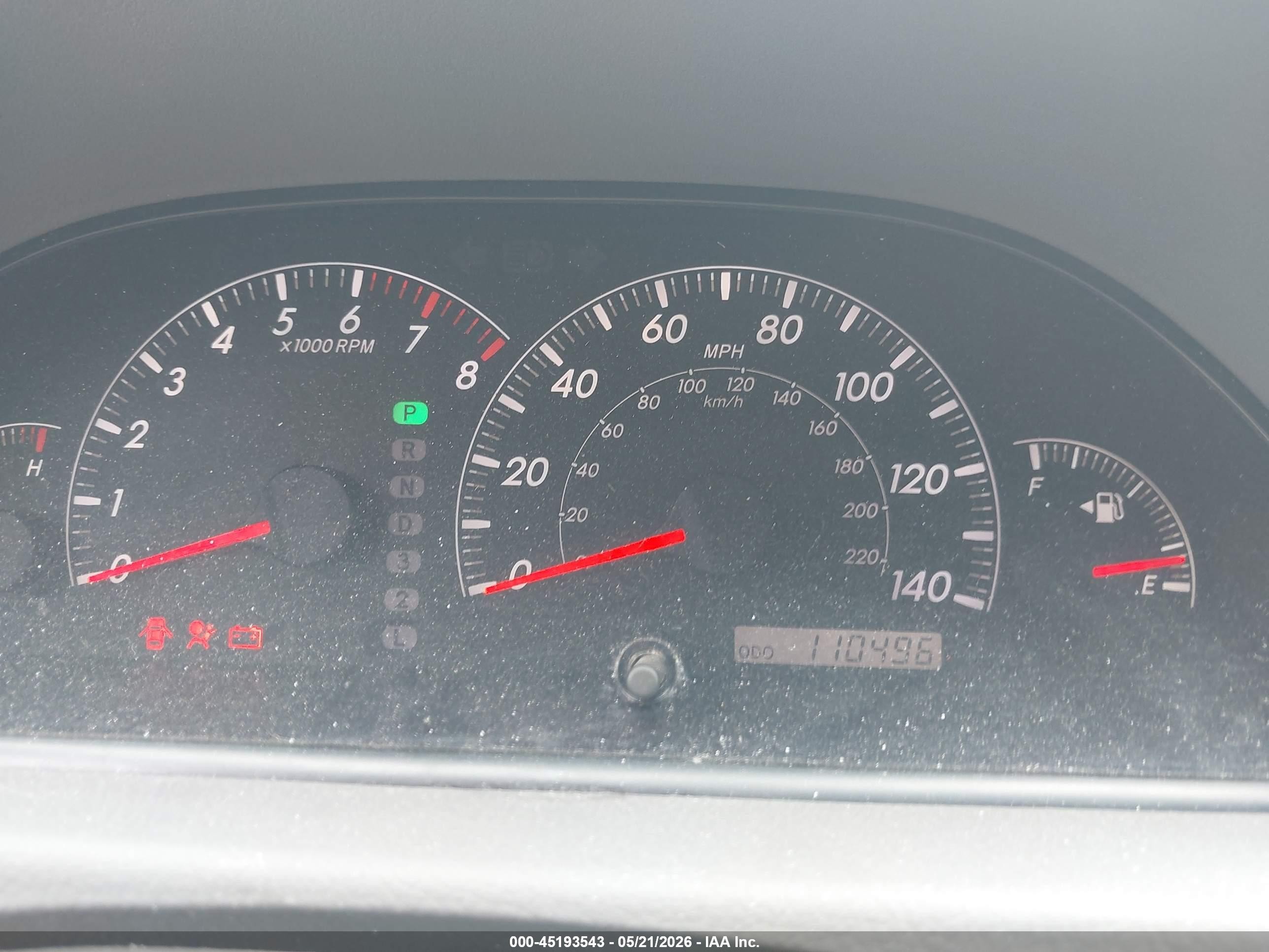 2006 Toyota Camry Le Blue vin: 4T1BE32K46U721672