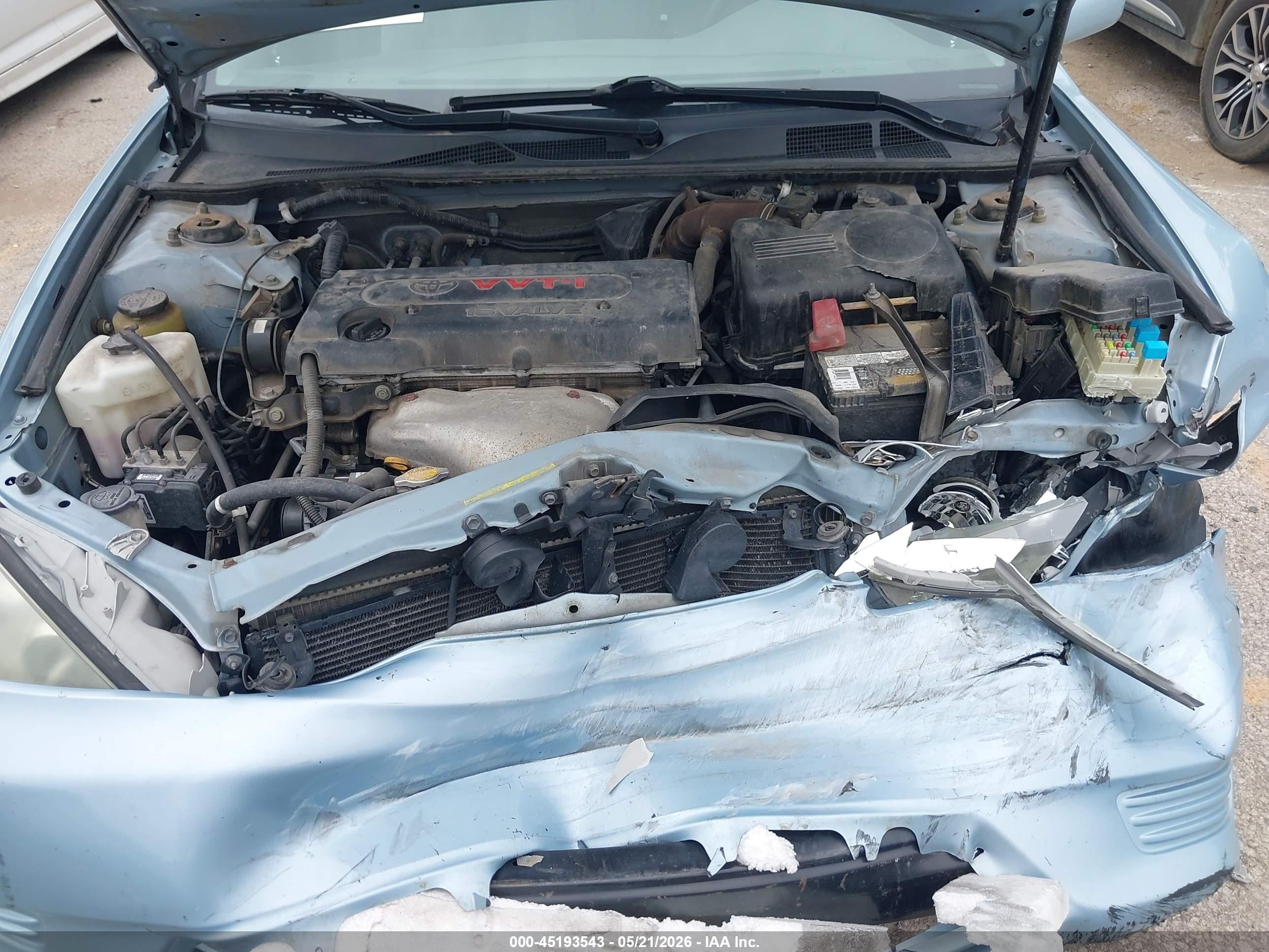 2006 Toyota Camry Le Blue vin: 4T1BE32K46U721672