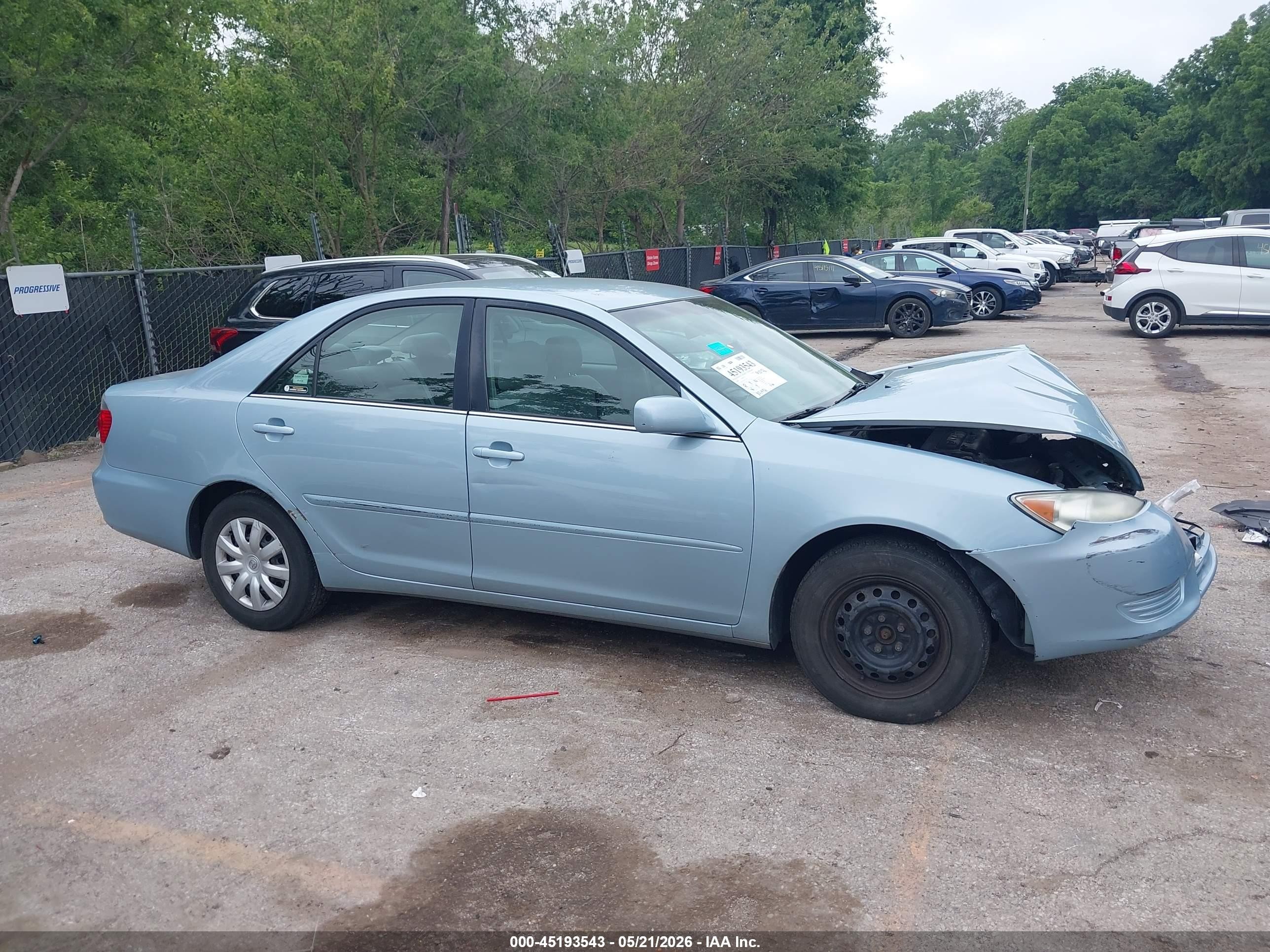 2006 Toyota Camry Le Blue vin: 4T1BE32K46U721672